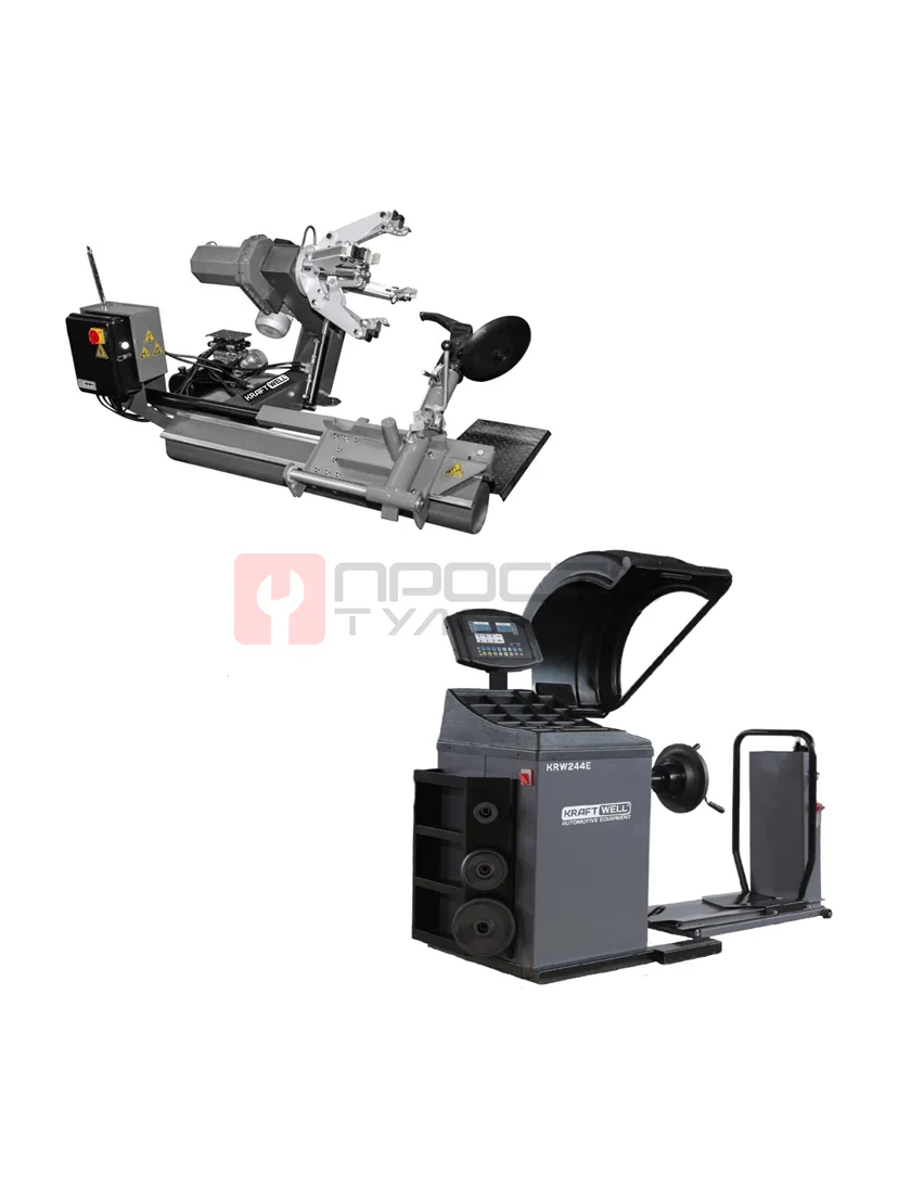KraftWell KRW56TE+KRW244E Комплект шиномонтажа ГРУЗОВОЙ56