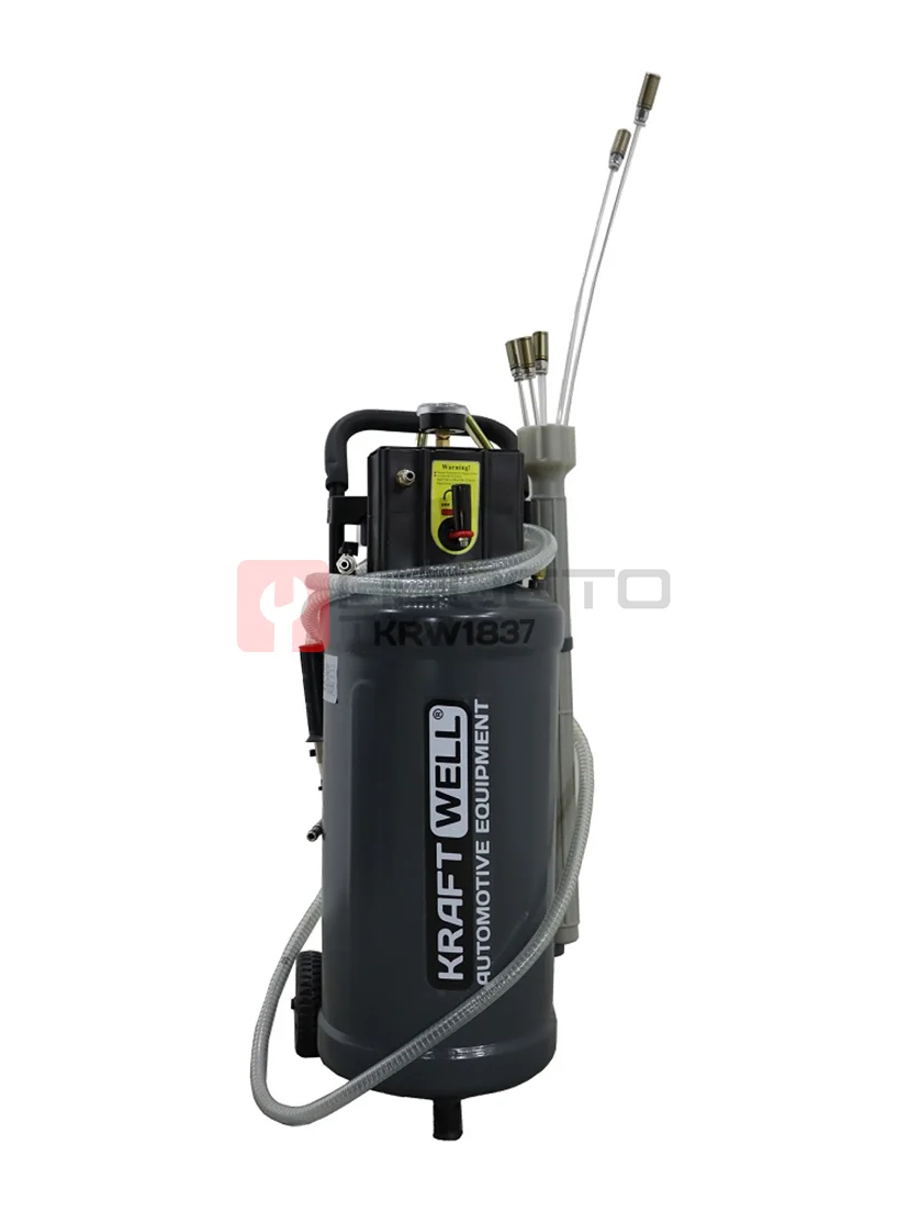 KraftWell KRW1837 Установка для откачки масла и антифриза, 30 л