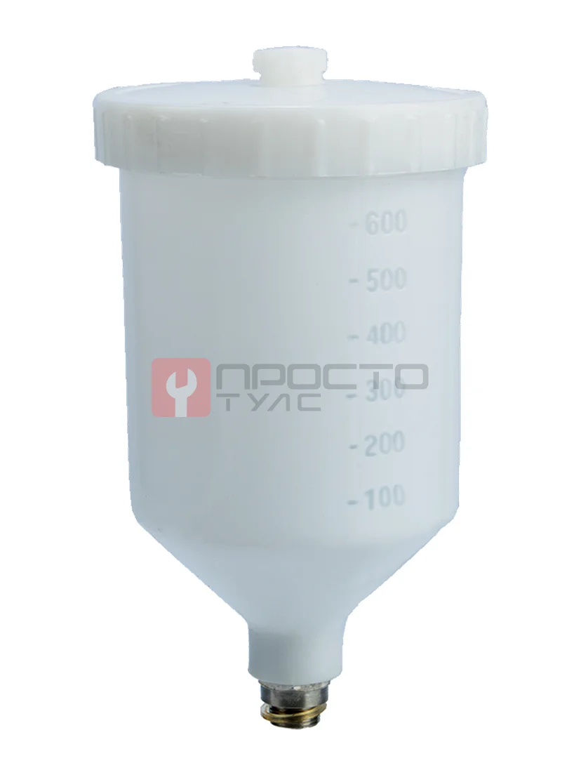 Licota PAB-30001R-28 Бачок краскопульта PAB-30001R 0.6 л, пластиковый