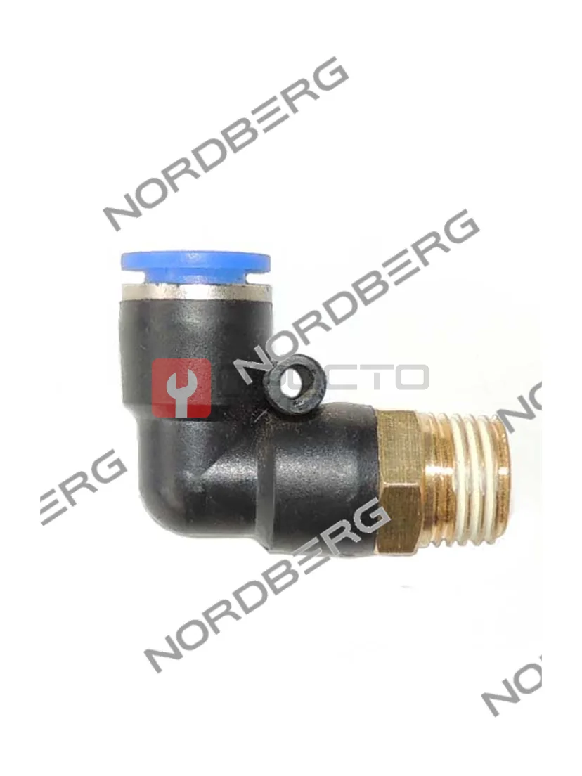 Фитинг угловой D8 1/4" для NL24 NORDBERG ЦБ-00007609