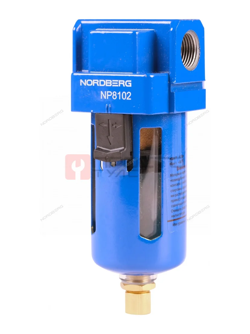 NORDBERG ФИЛЬТР NP8102 воздушный, 1/4", 1500 л/мин