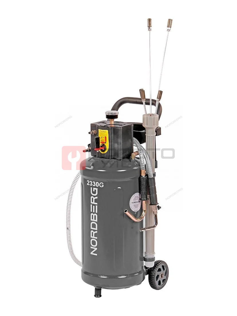 Установка для сбора масла пневматическая, 30 л, серая NORDBERG 2330G