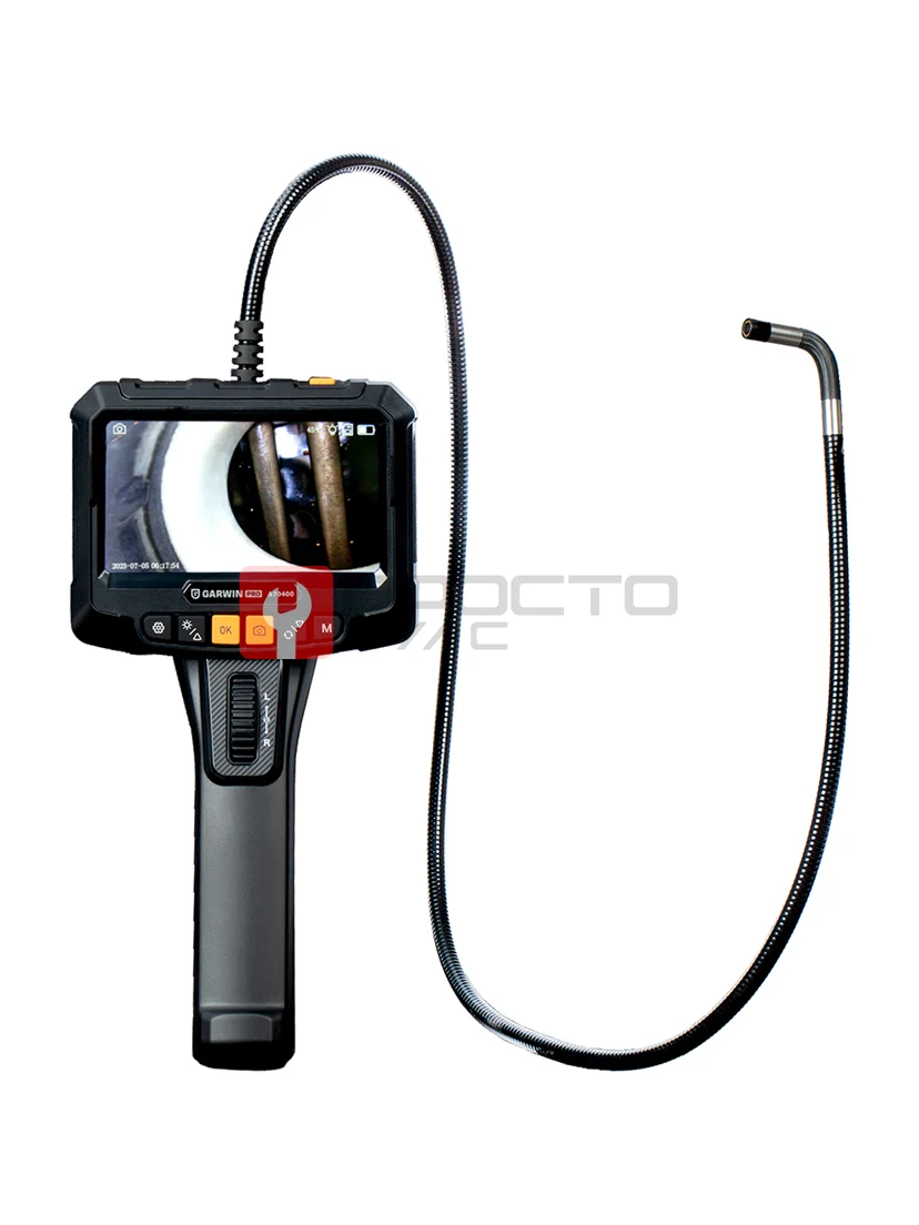 GARWIN PRO A70400 Видеоэндоскоп 5" IPS дисплей, гибкий зонд 1 м, камера 8,5 мм поворачиваемая на 360°