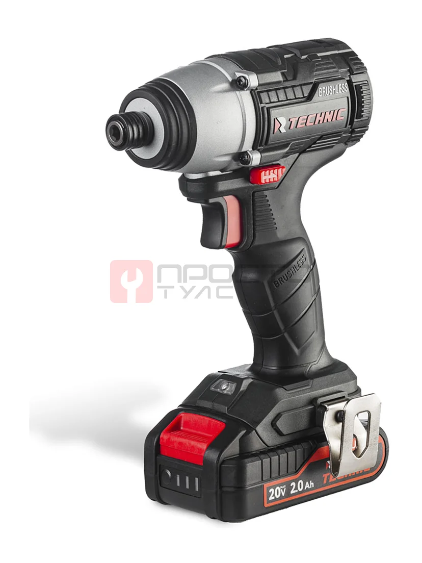 RUNTEC RT-ED150T Винтоверт ударный аккумуляторный RUNTEC TECHNIC 1/4", 20В, 2*2Ач, 150Нм