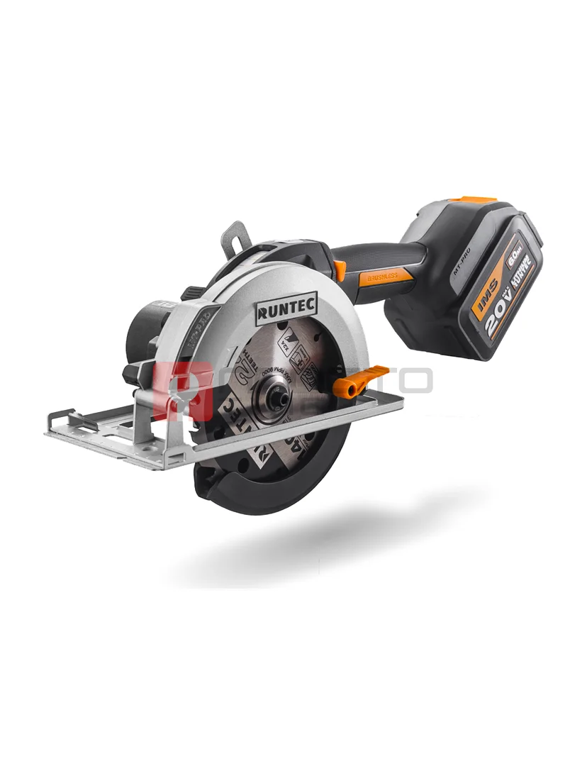 RUNTEC RT-CS1080 Пила циркулярная аккумуляторная RUNTEC PRO 140*20 мм, 20В, 1*6Ач