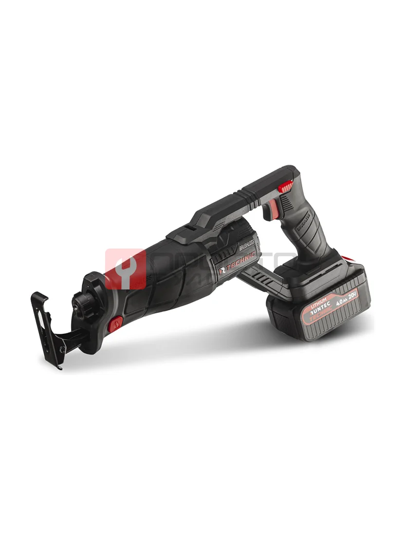 RUNTEC RT-RS700T Пила сабельная аккумуляторная RUNTEC TECHNIC 20В, 2*4Ач, 700Вт