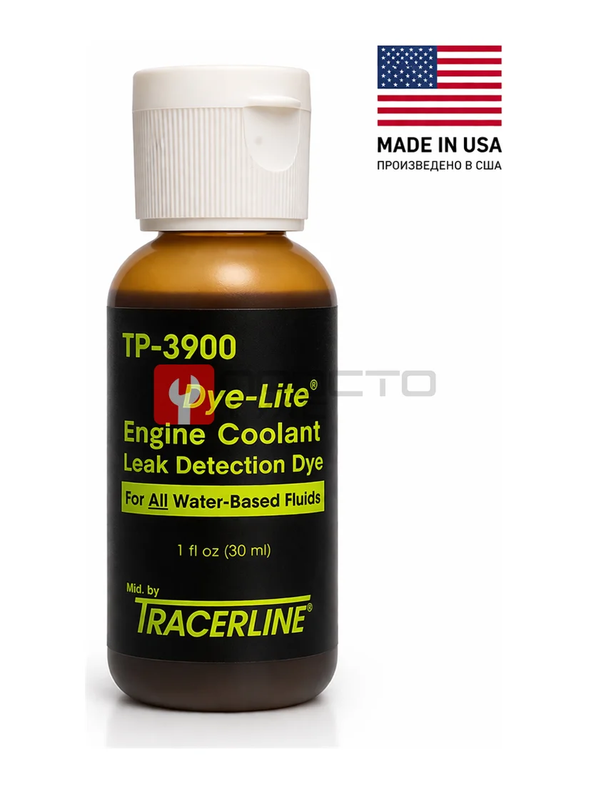 Краситель для поиска утечек в сиситеме охлаждения ( Tracerline Dye-Lite TP-3900-0601 Standart Coolant Dye)