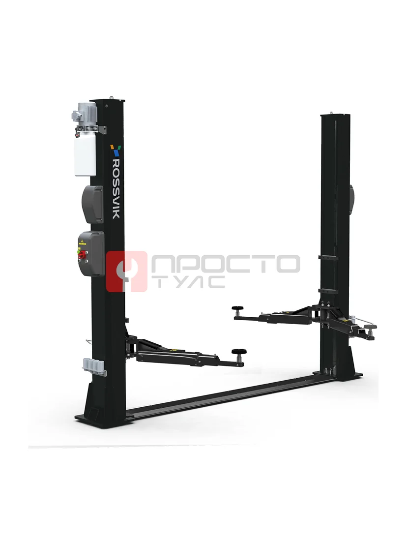 Автоподъемник двухстоечный ROSSVIK PRO V2-4.0 г/п 4.0т, 380В RAL7016D