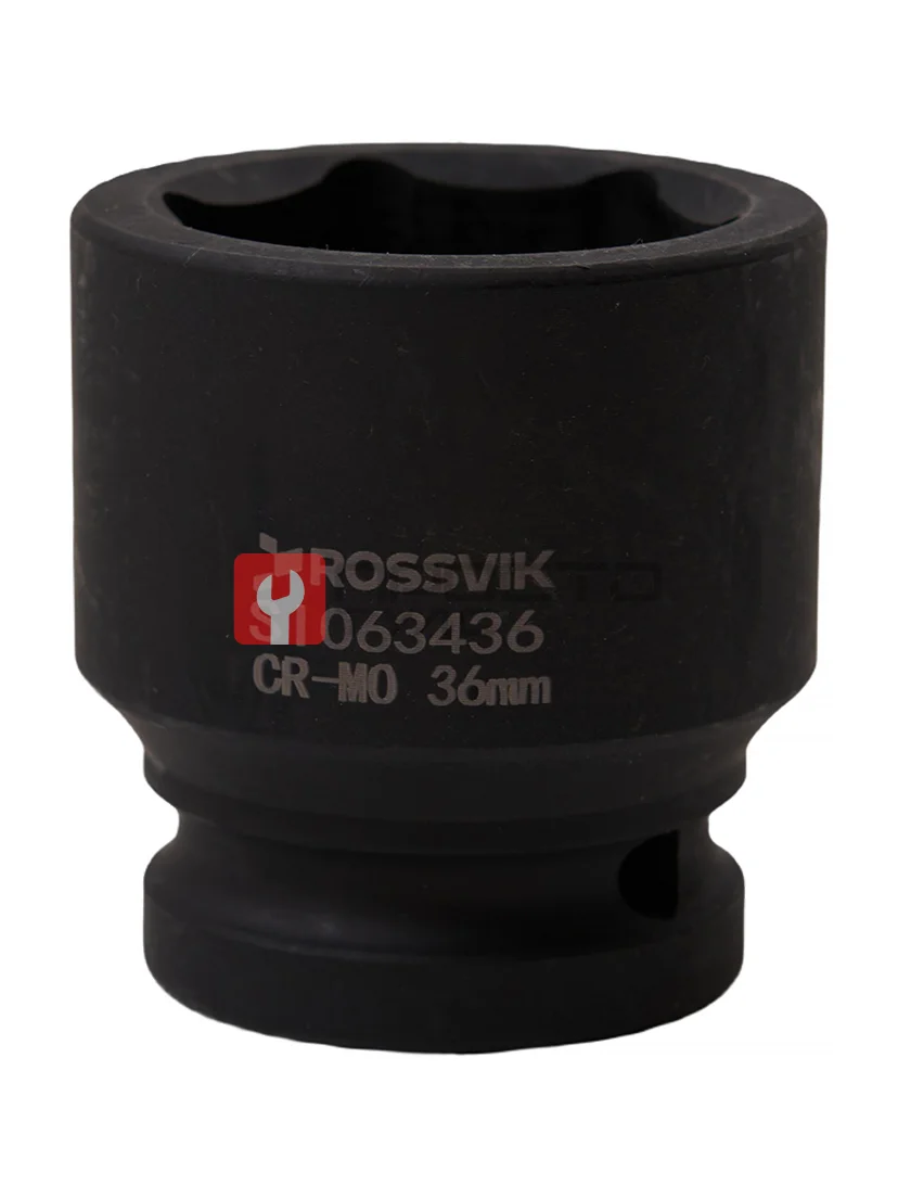 SI063436 Головка торцевая ударная 6-гранная ROSSVIK 3/4", 36мм