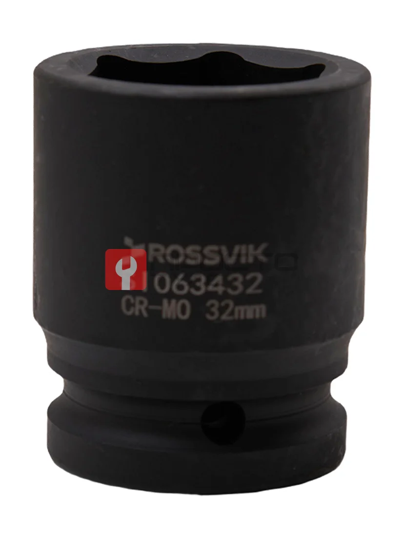 SI063432 Головка торцевая ударная 6-гранная ROSSVIK 3/4", 32мм