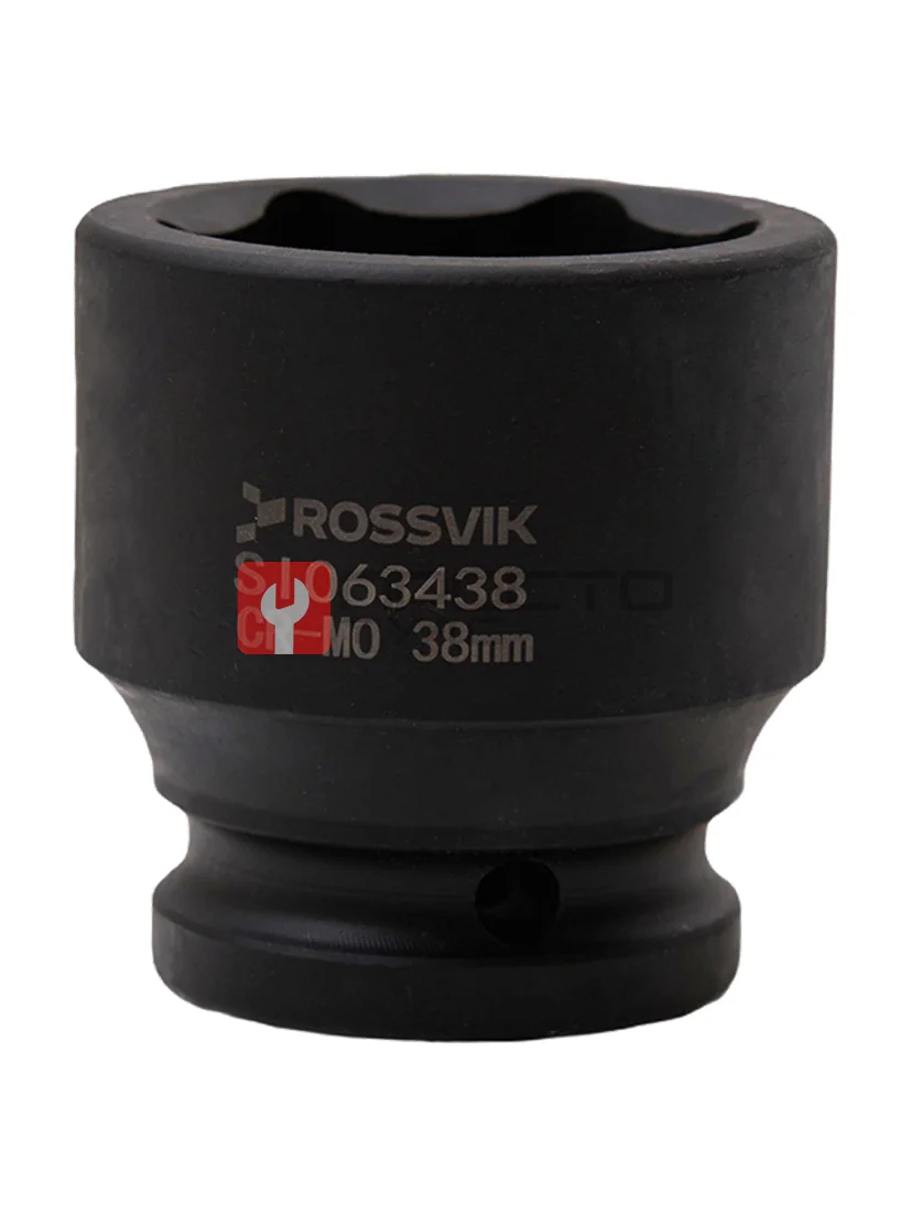 SI063438 Головка торцевая ударная 6-гранная ROSSVIK 3/4", 38мм