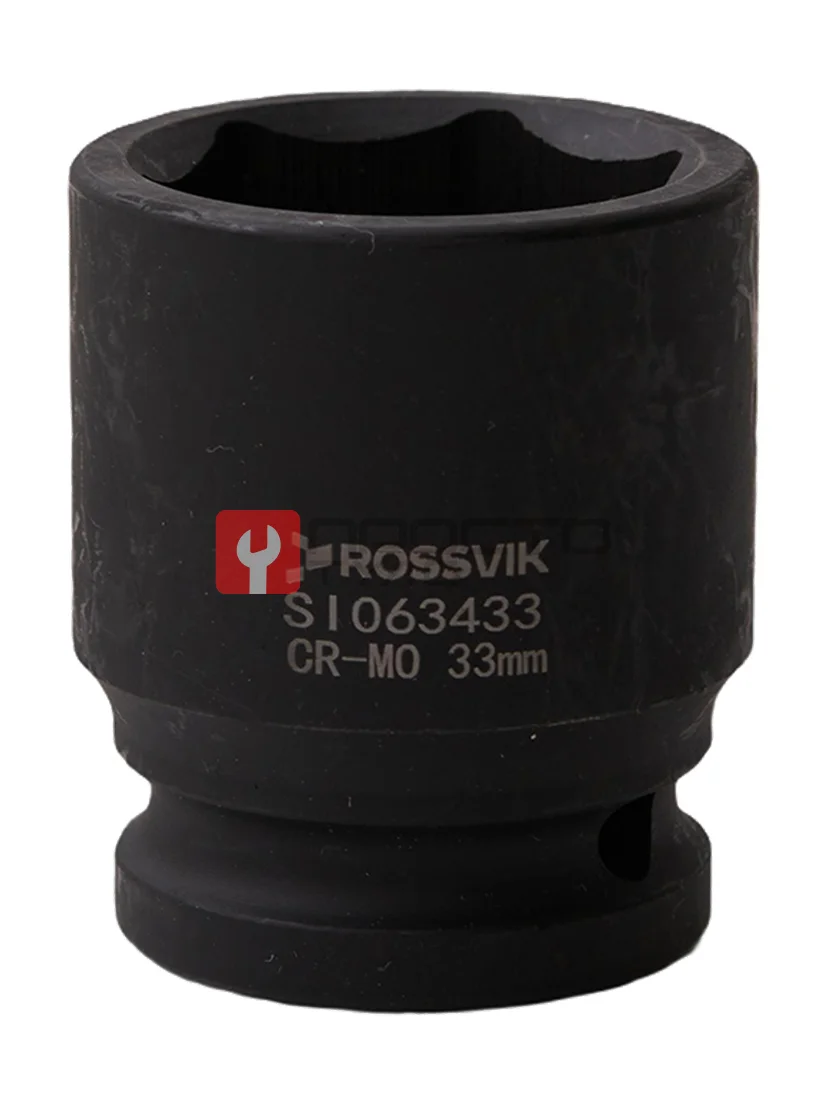 SI063433 Головка торцевая ударная 6-гранная ROSSVIK 3/4", 33мм