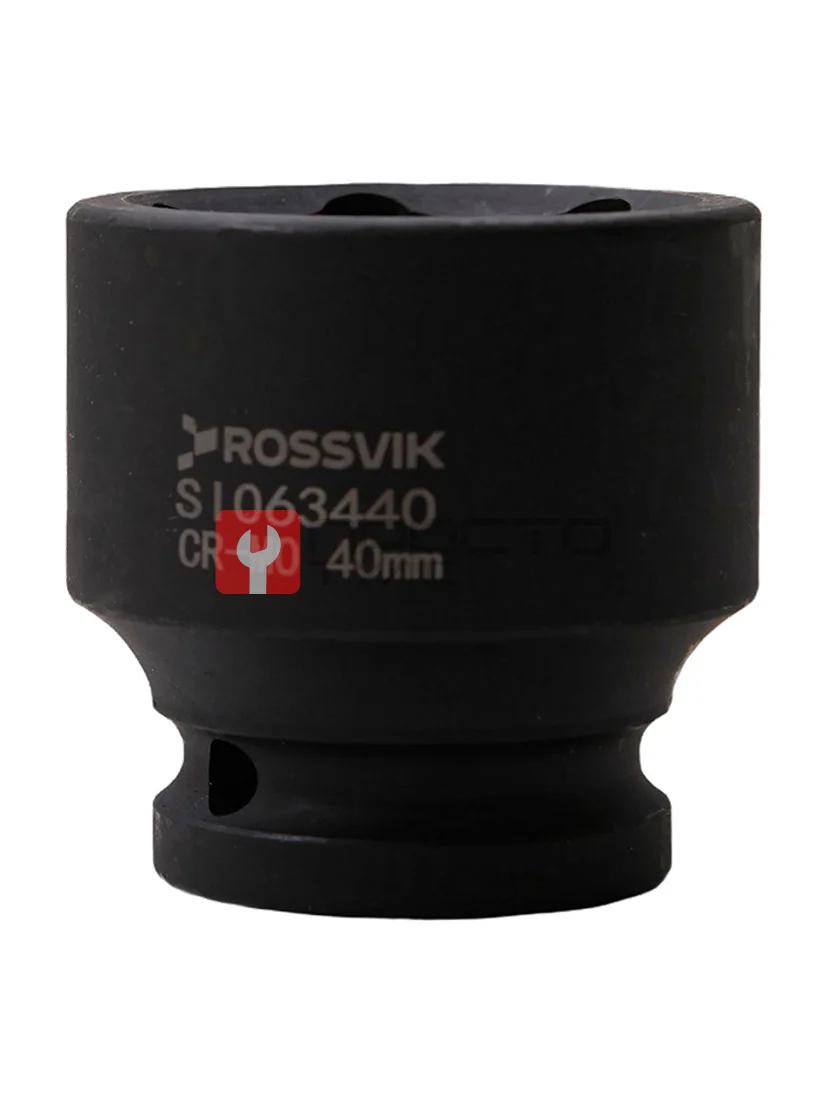 SI063440 Головка торцевая ударная 6-гранная ROSSVIK 3/4", 40мм