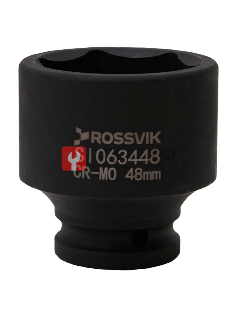 SI063448 Головка торцевая ударная 6-гранная ROSSVIK 3/4", 48мм