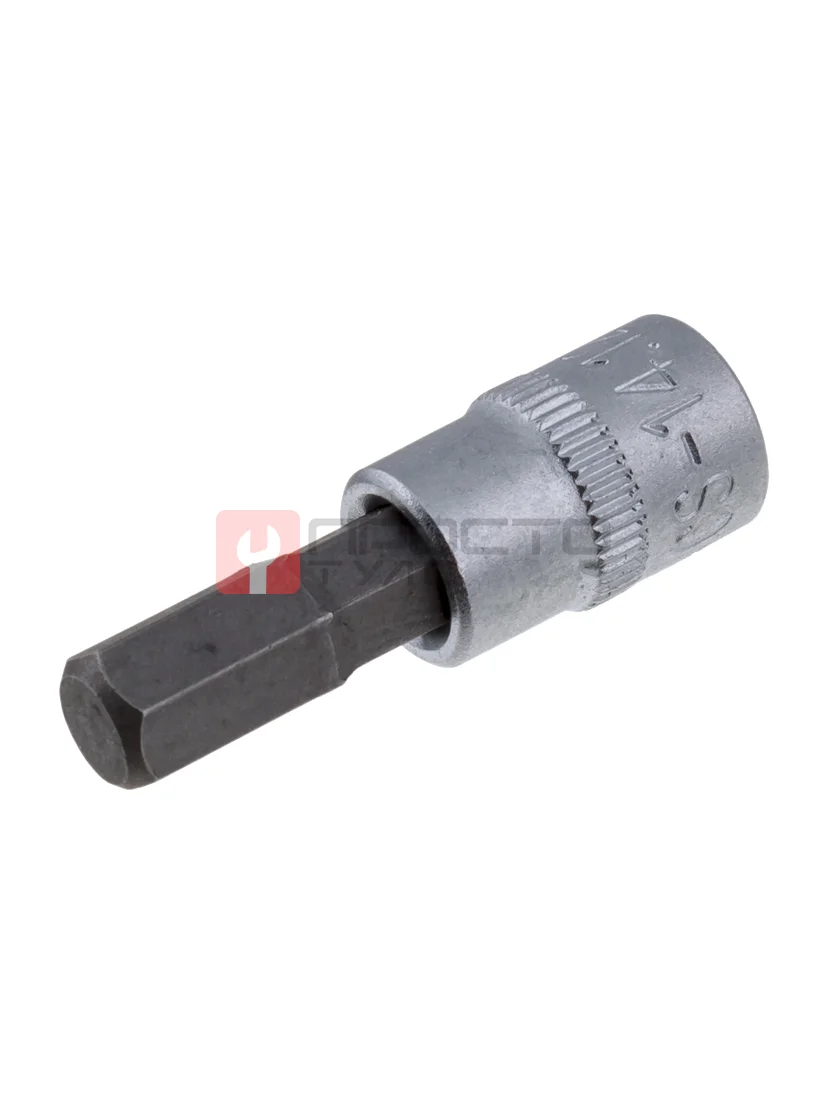 Торцевая головка короткая с битой 1/4" H8, СТАНКОИМПОРТ, CS-14.12.H8