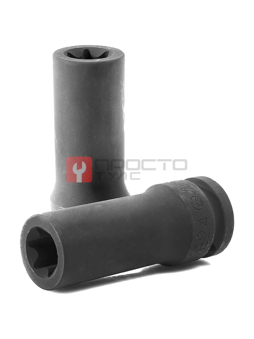 Ударная торцевая длинная головка E-STAR 3/4" Е18