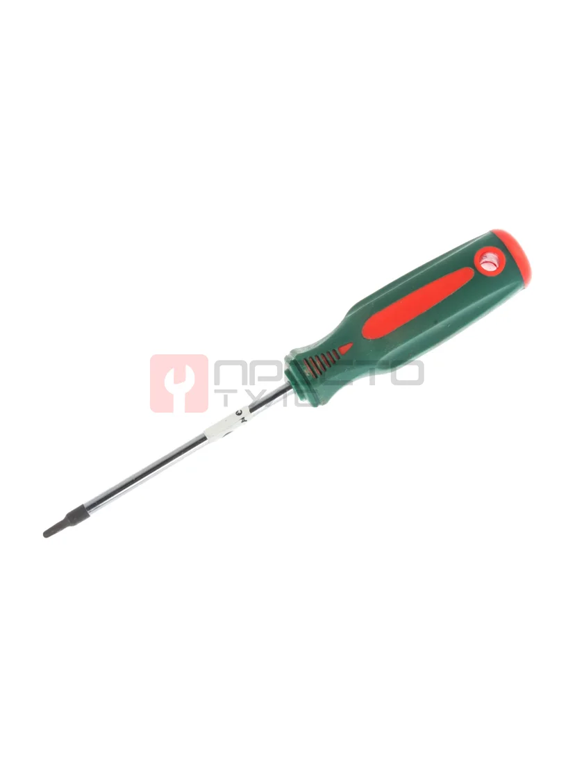 Отвертка Torx с отверстием TH8*75мм, Hans, 0450TH08