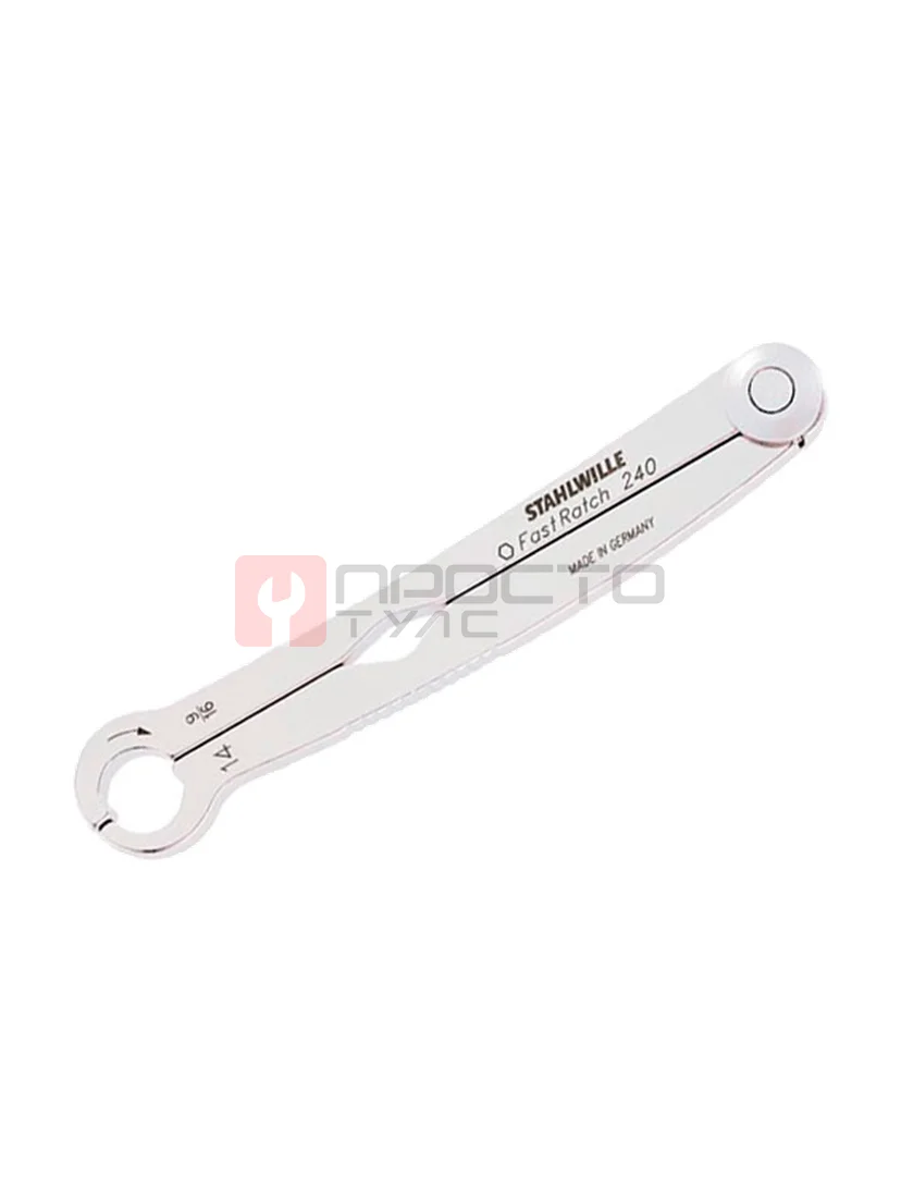 Гаечный ключ с трещоткой FastRatch 10 мм - 3/8" STAHLWILLE, 41101010, 240