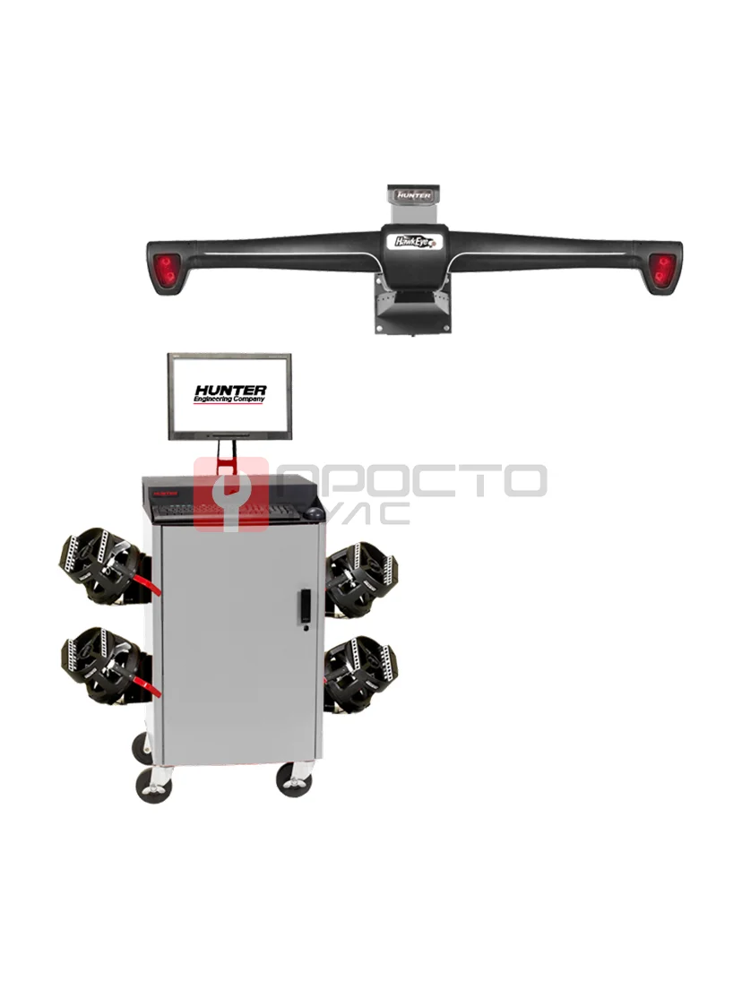 Стенд сход-развал 3D, 4-x камерный, настенное крепление камер, QuickGrip, HUNTER WA510E/HE421WM3BLKE