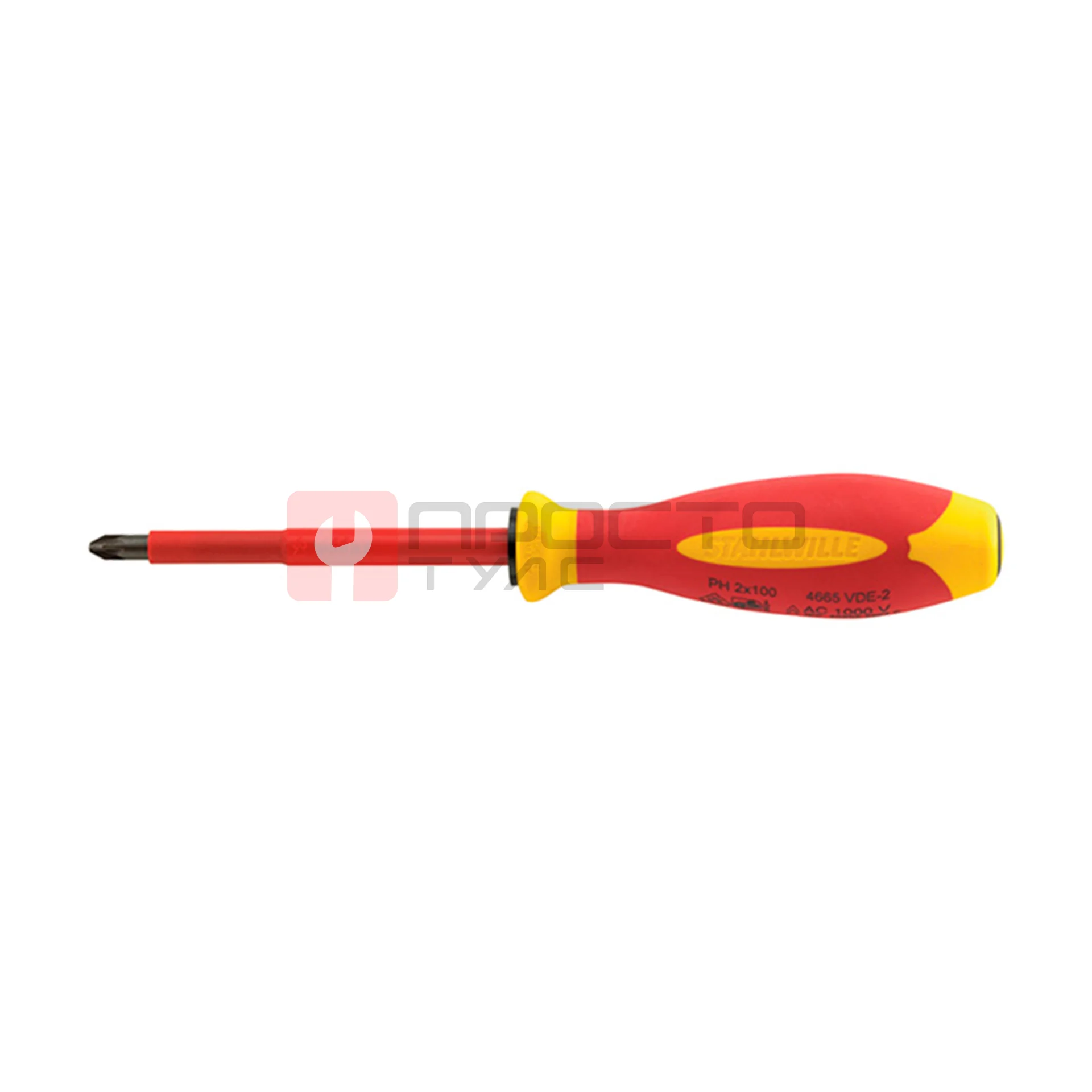 Крестовая отвертка DRALL+ PH 3 х 150, STAHLWILLE, 46651003, 4665 VDE фото (0)
