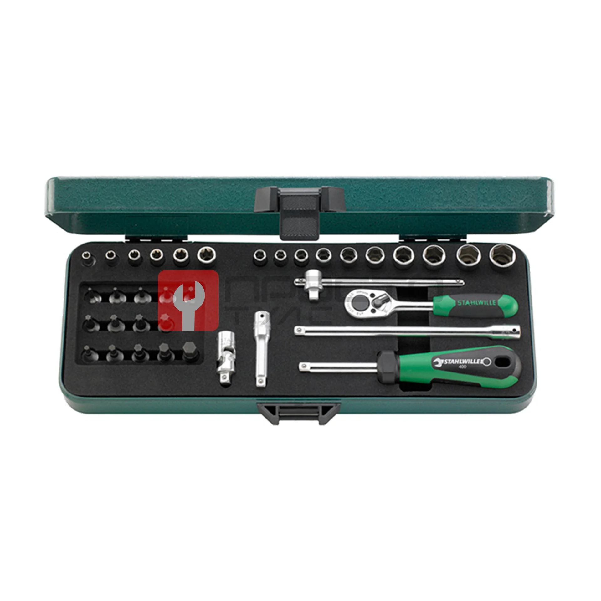 Набор торцевых головок TORX® 1/4" с принадлежностями, 36 инструментов, STAHLWILLE, 98818801, 88TX фото (0)