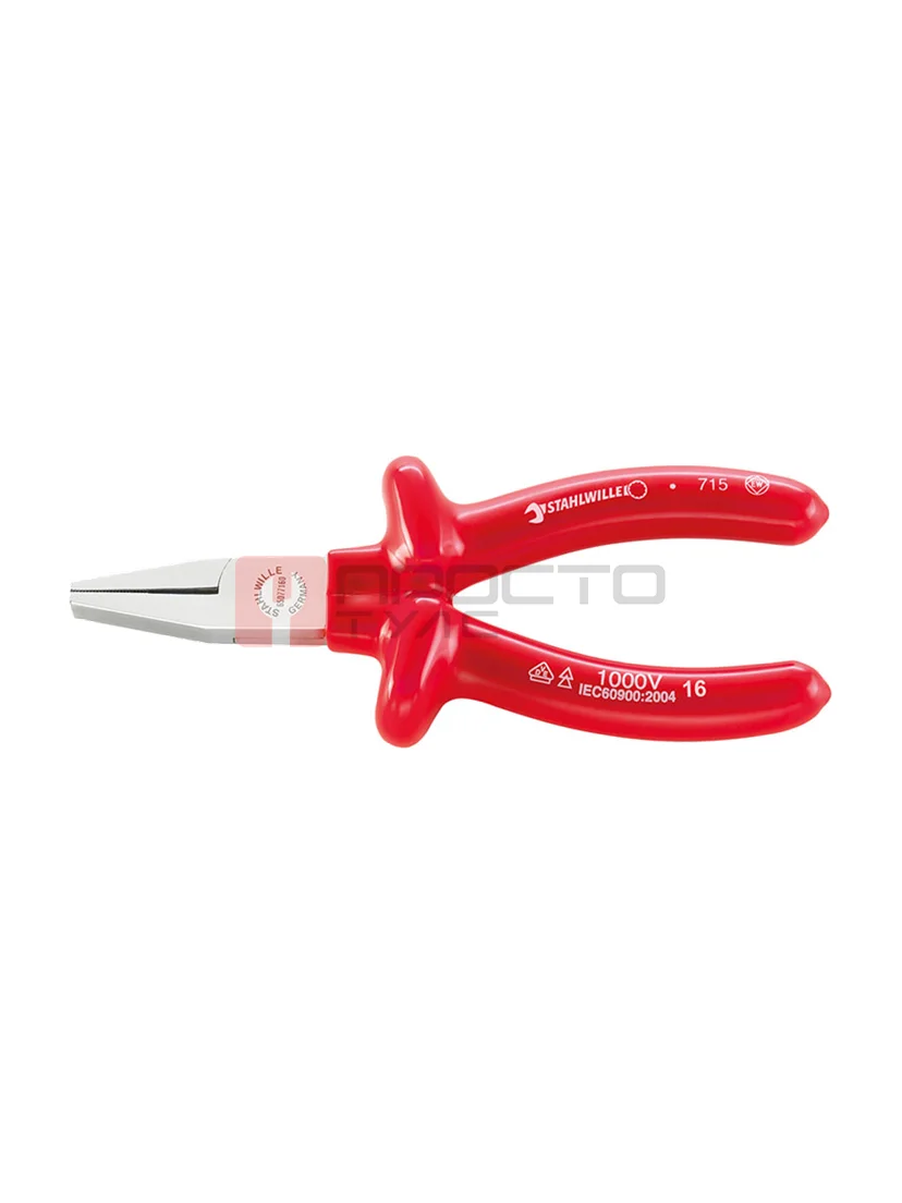 Плоскогубцы короткие160 мм, STAHLWILLE, 65077160, 6507 VDE