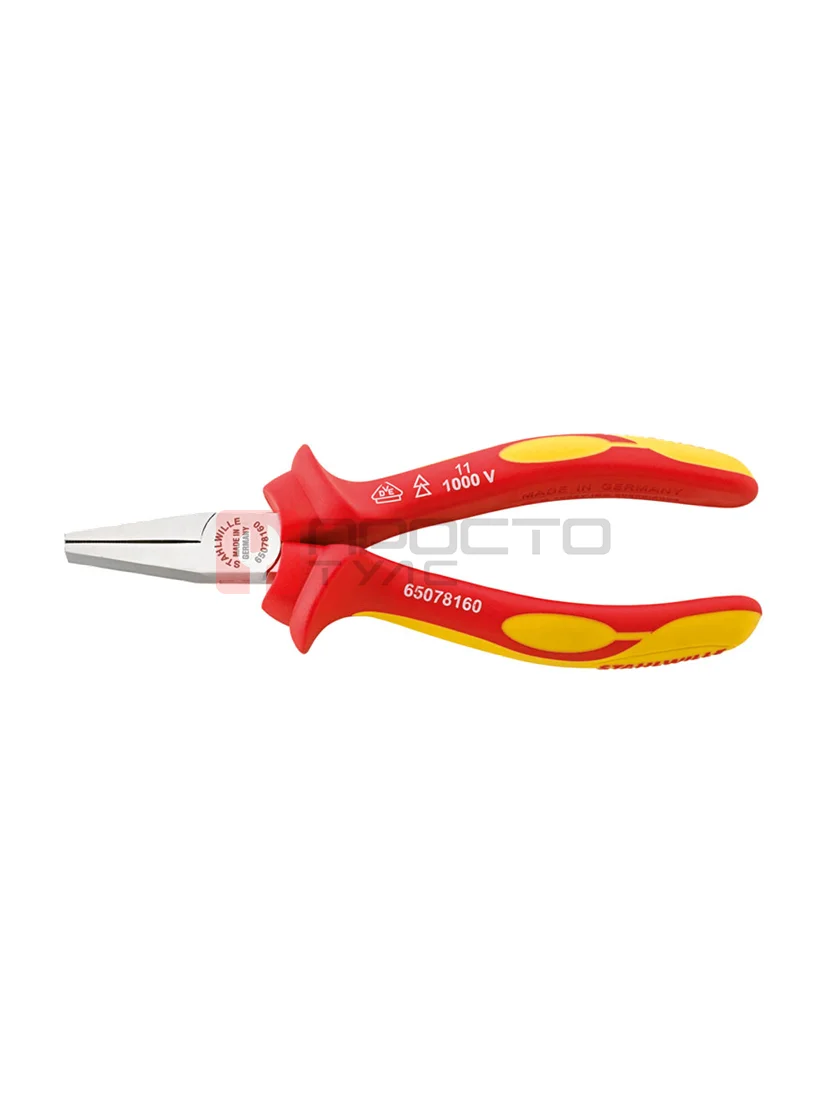 Плоскогубцы короткие 160 мм, STAHLWILLE, 65078160, 6507 VDE