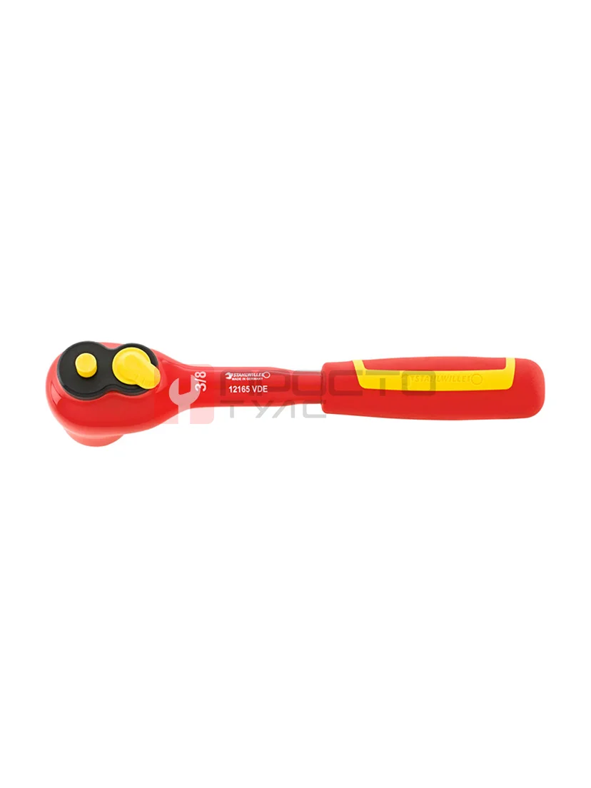 Трещотка VDE 3/8" QuickRelease, STAHLWILLE, 12430001, 12165 VDE