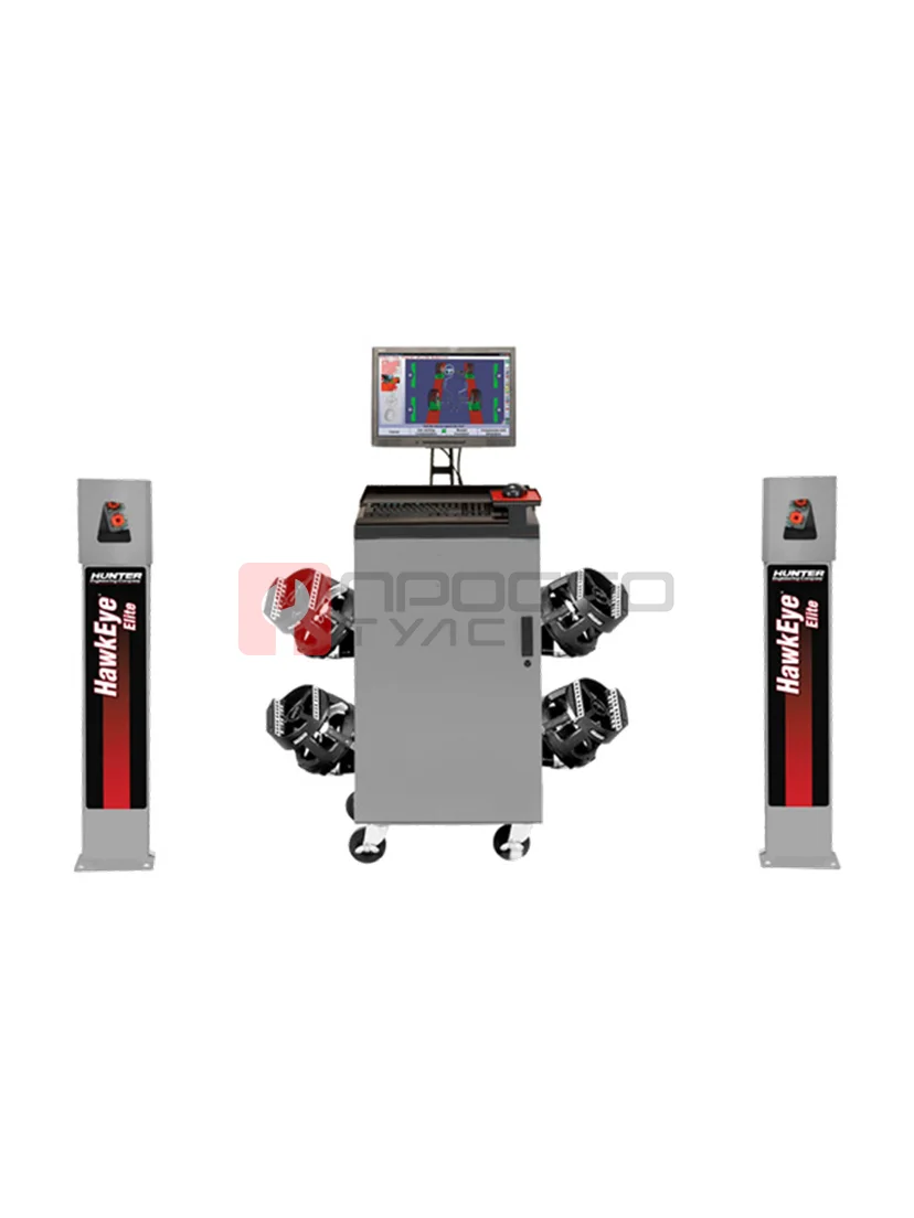Стенд сход-развал 3D, 4-х камерный, проездной, 2 колонны, HUNTER, WA510E/HE421DT3E