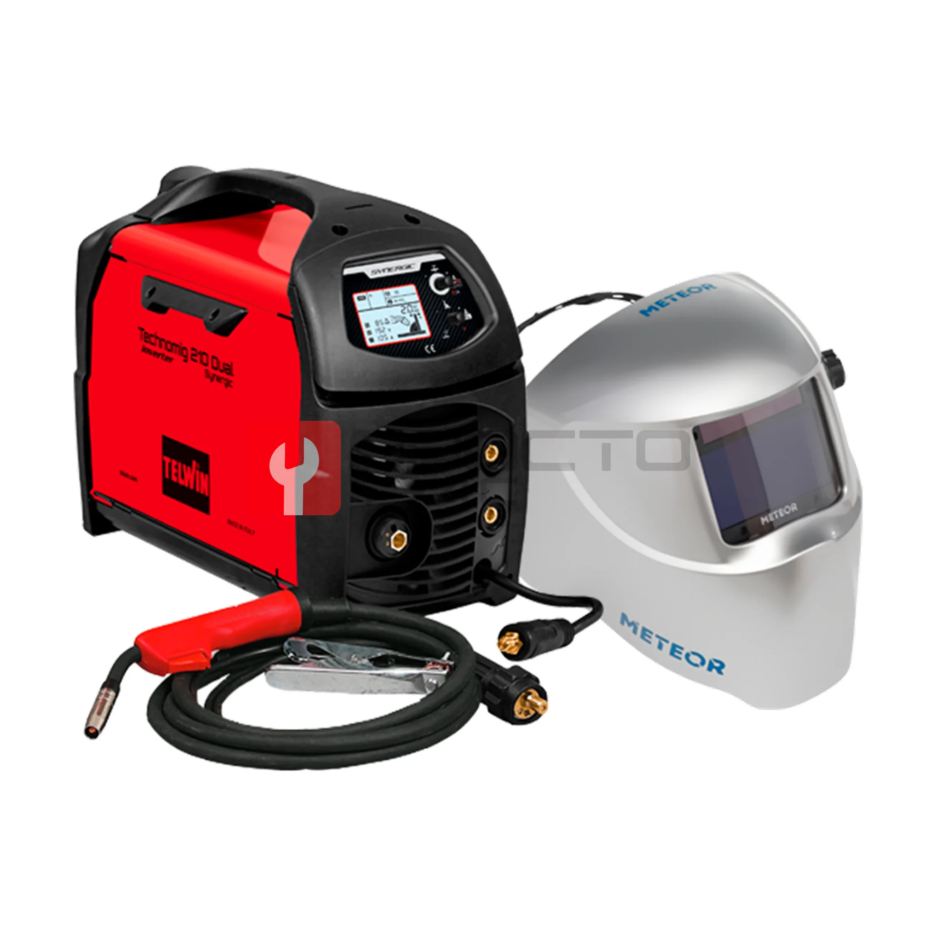 Сварочный полуавтомат + Маска сварщика, TELWIN, TECHNOMIG 210 Dual Synergic 230 V фото (0)