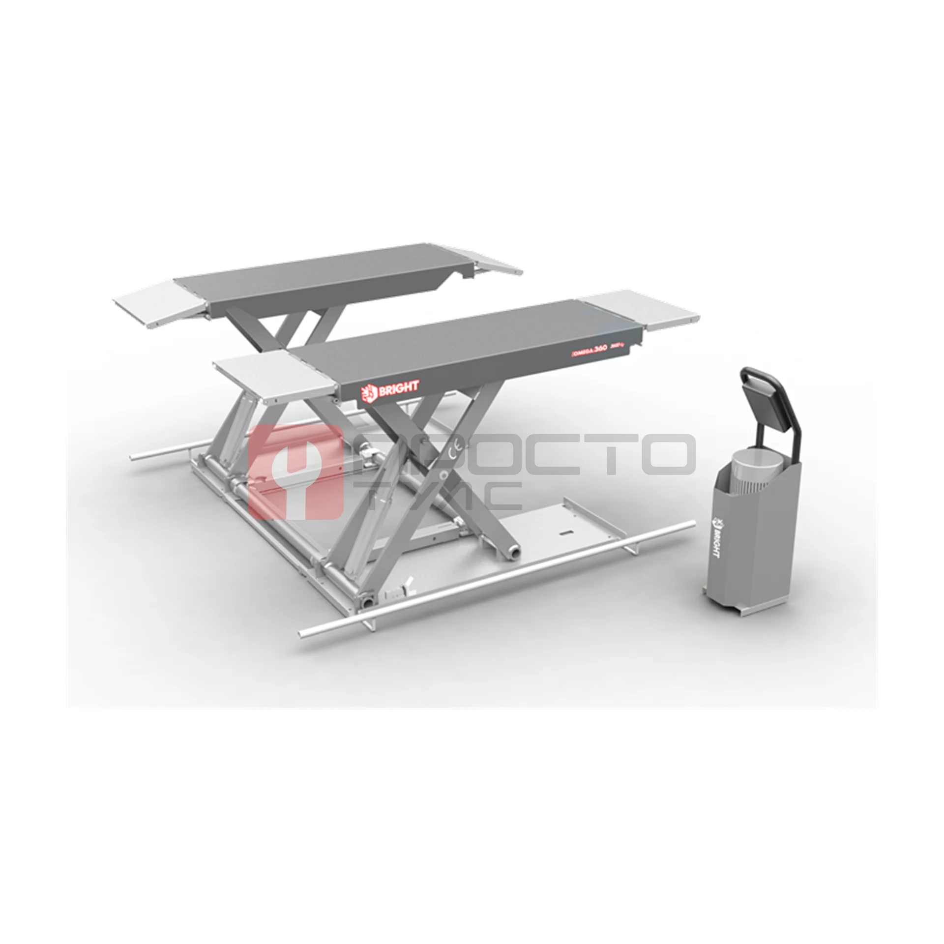 Подъёмник электрогидравлический шиномонтажный г/п 3,6 т, BRIGHT, OMEGA 360 RAL7040 фото (0)
