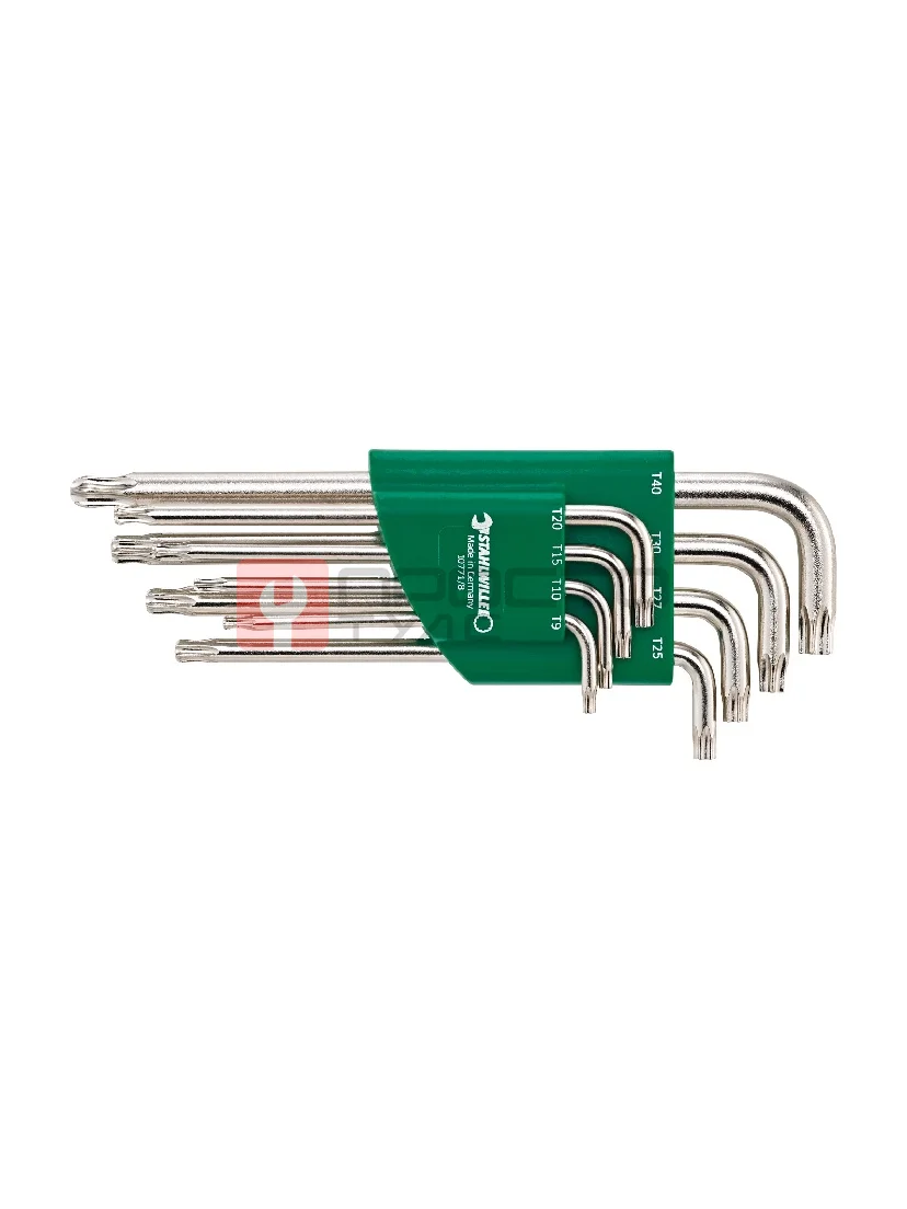 Набор Г-образных TORX (T9-T40), 8 предметов, STAHLWILLE, 96432700, 10771/8