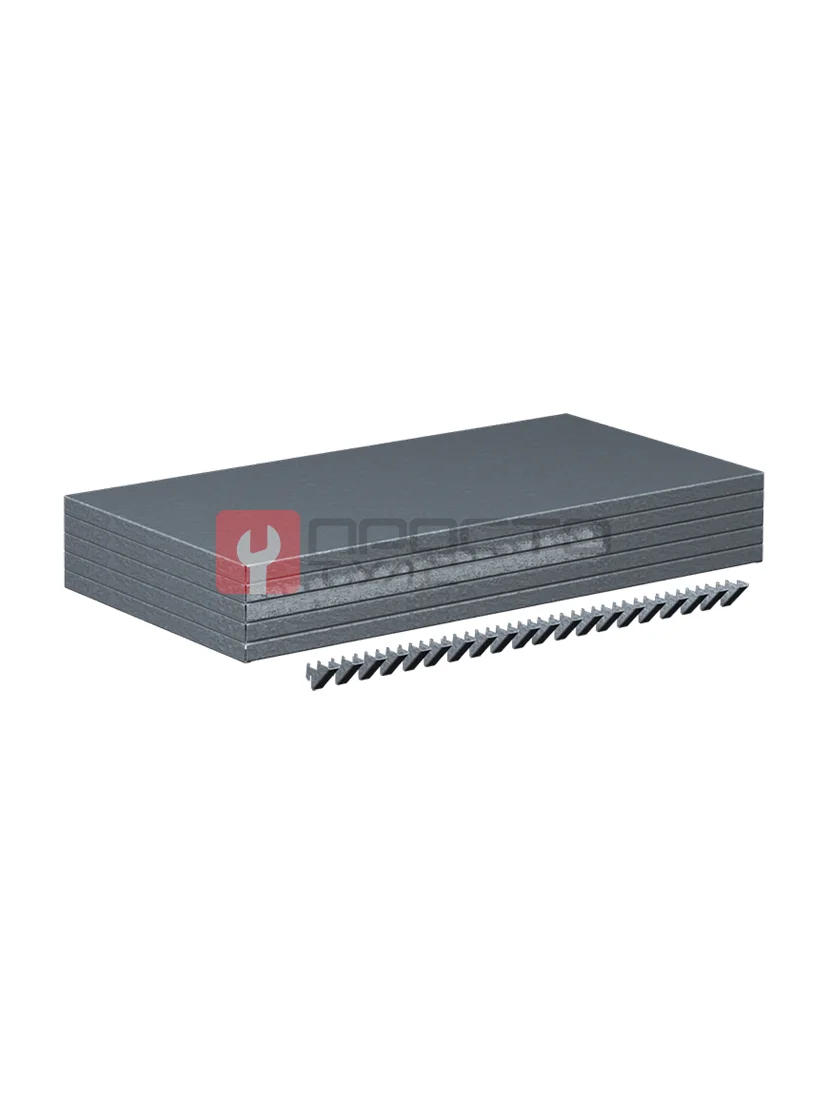 Полки оцинкованные для стеллажа 1000х400 мм, 5 шт, FERRUM, 05.345G