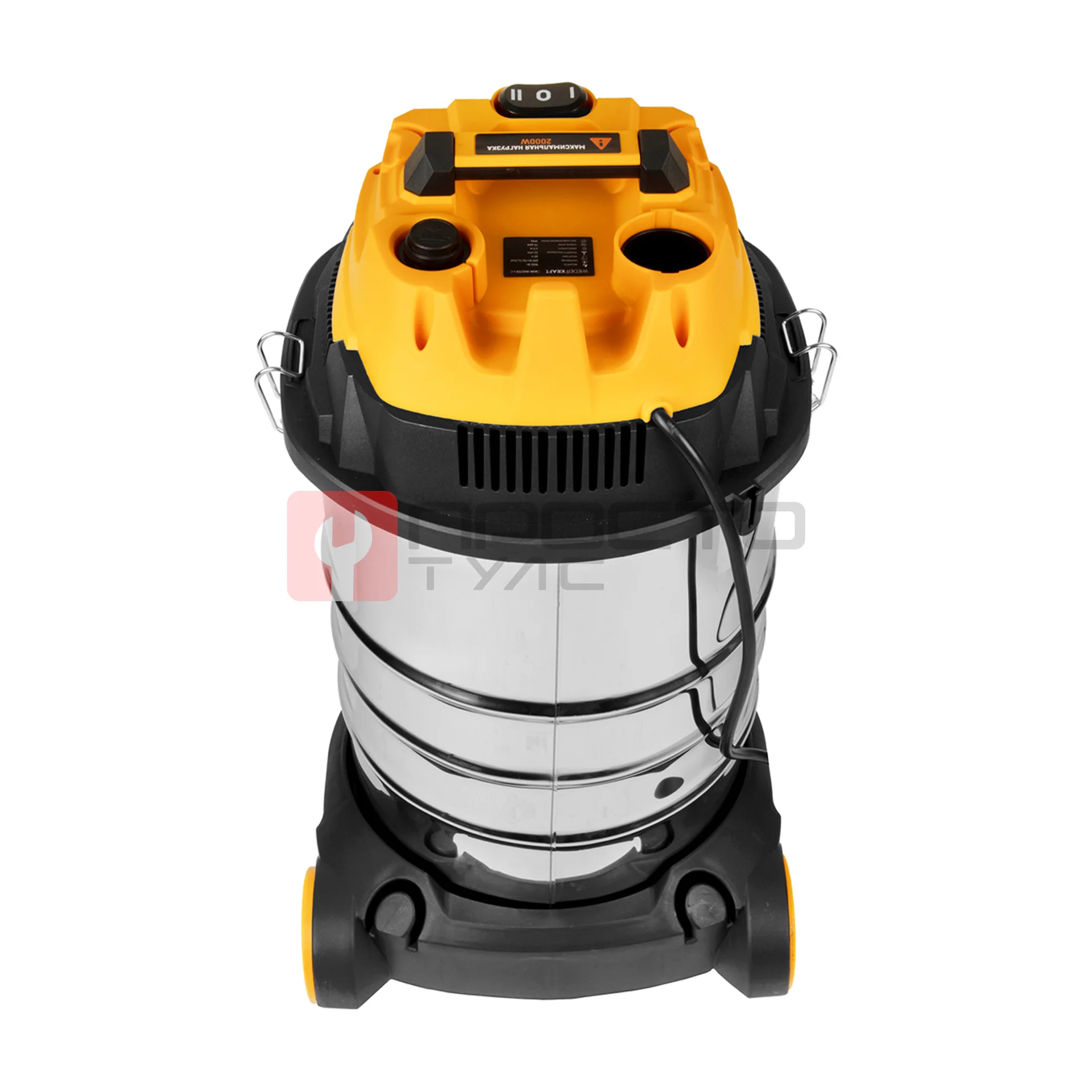 WDK-DUSTER L+ Промышленный пылесос 1600 Вт / 30 л, с подключением электроинструмента фото (3)