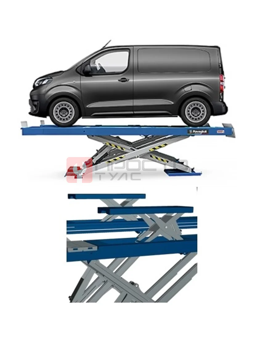 Подъемник ножничный, г/п 6 т, Ravaglioli RAV660N.1.55ISI