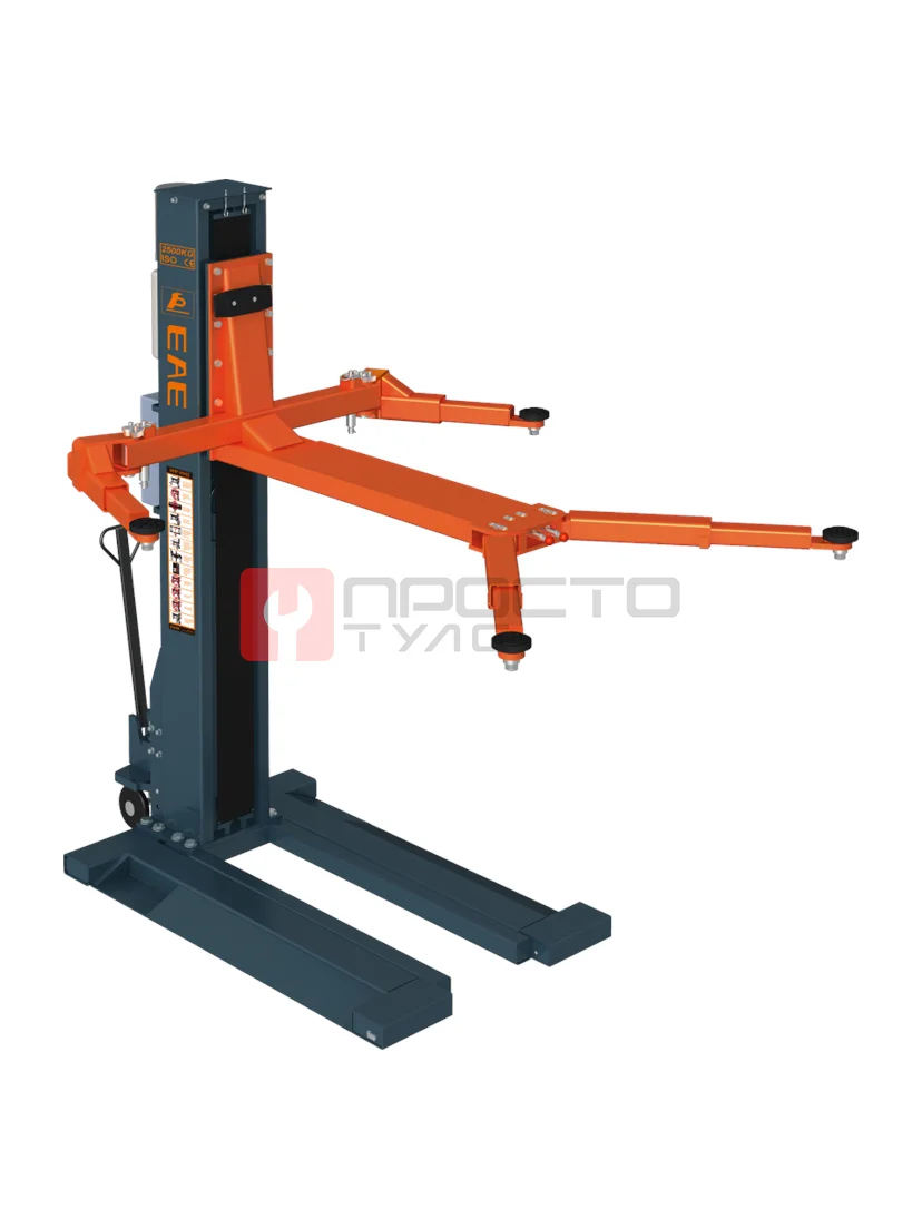 Подъемник одностоечный, г/п 2,5т, Everlift EE-612E мобильный