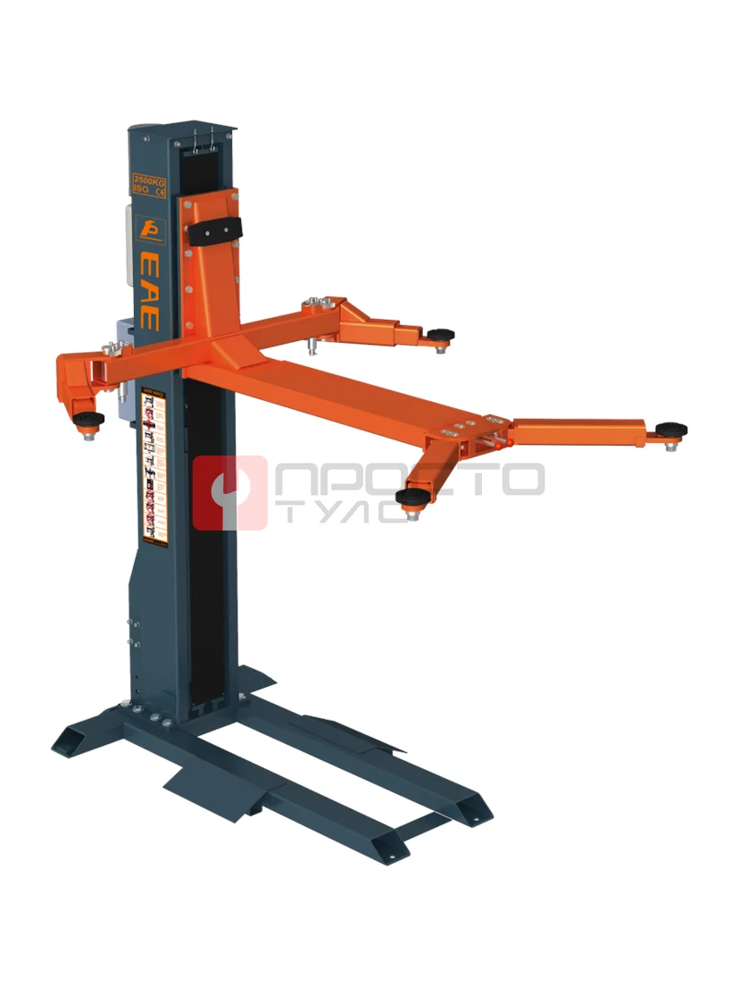 Подъемник одностоечный, г/п 2,5т, Everlift EE-612FE стационарный