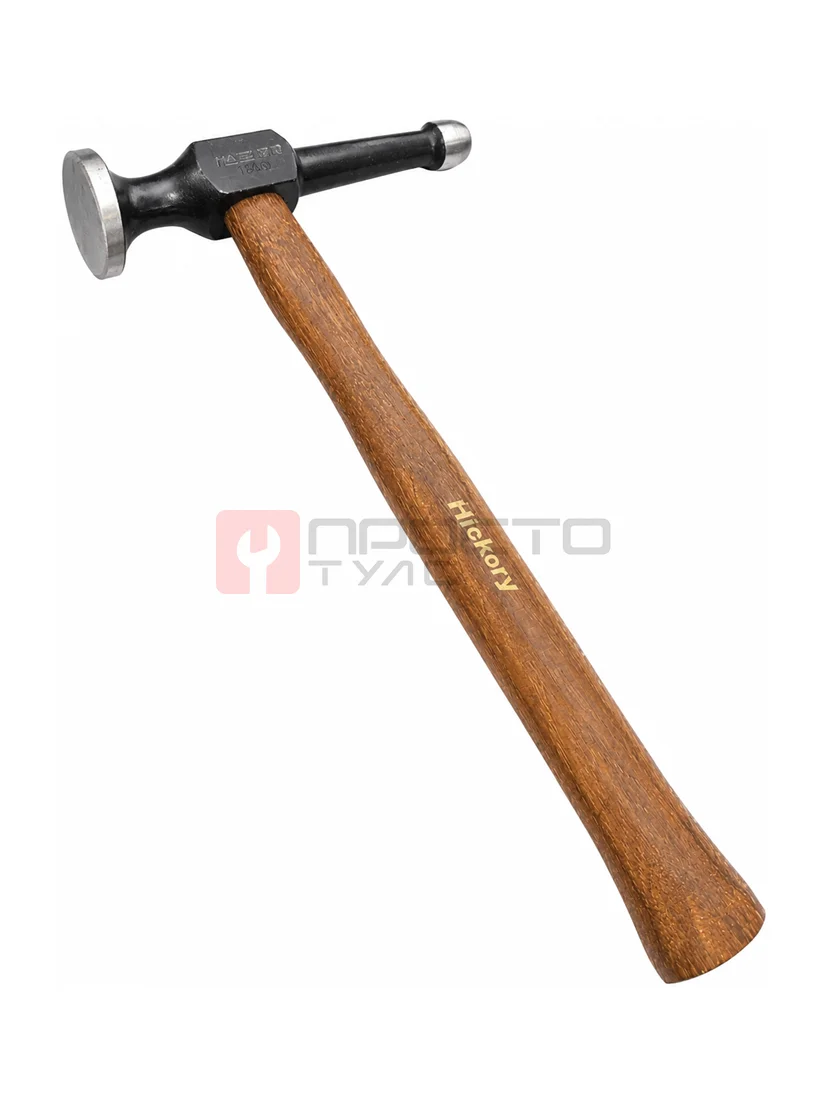 Молоток рихтовочный плоский HAZET 1940 с деревянной ручкой Hickory