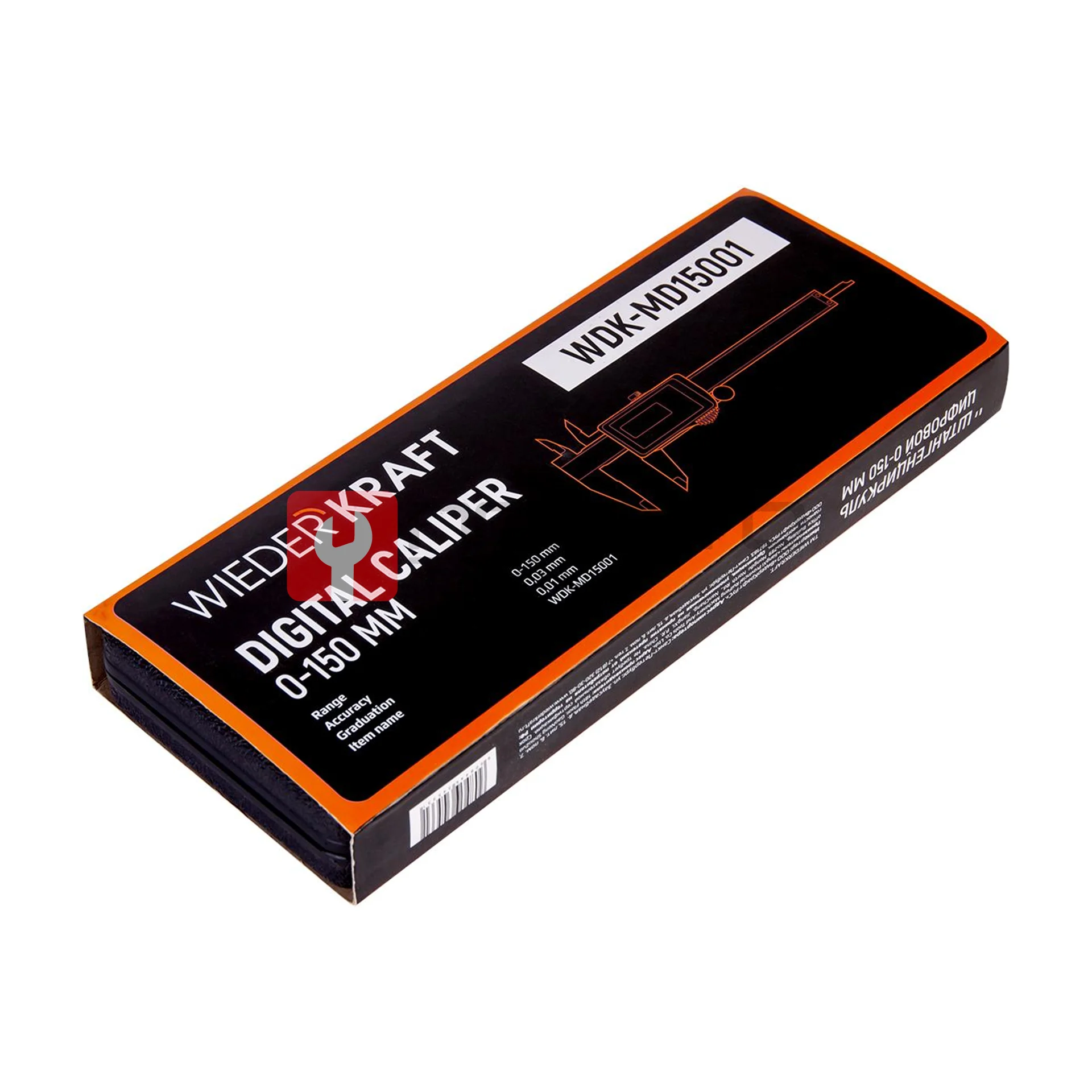 WDK-MD15001 Штангенциркуль цифровой 0-150 мм, 0.01 мм фото (5)