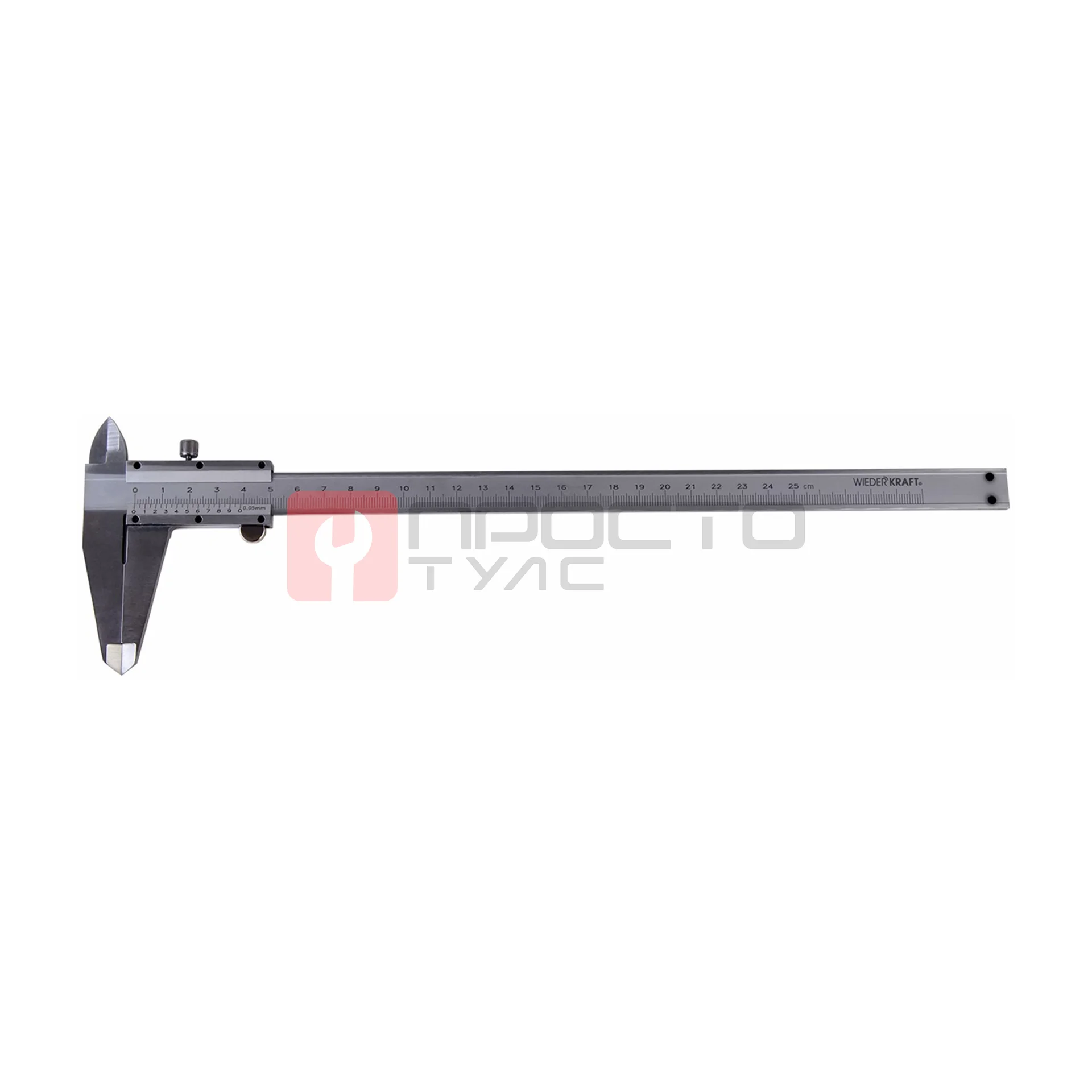 WDK-MC25005 Штангенциркуль нониусный 250 мм, 0.05 мм, тип I, ГОСТ 166-89, со сборной рамкой фото (1)