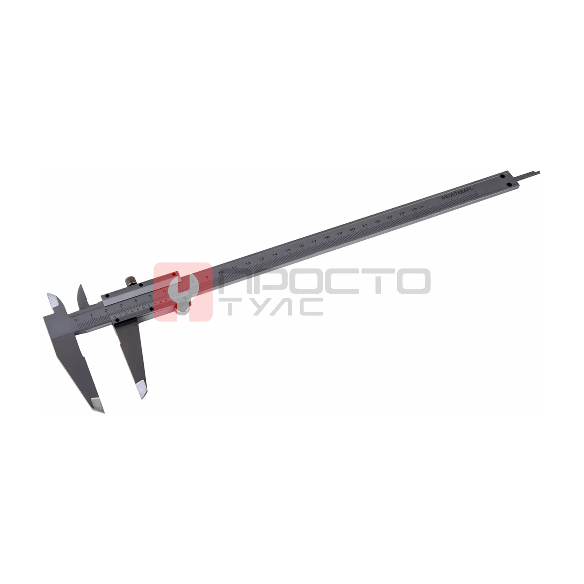 WDK-MC25005 Штангенциркуль нониусный 250 мм, 0.05 мм, тип I, ГОСТ 166-89, со сборной рамкой фото (2)