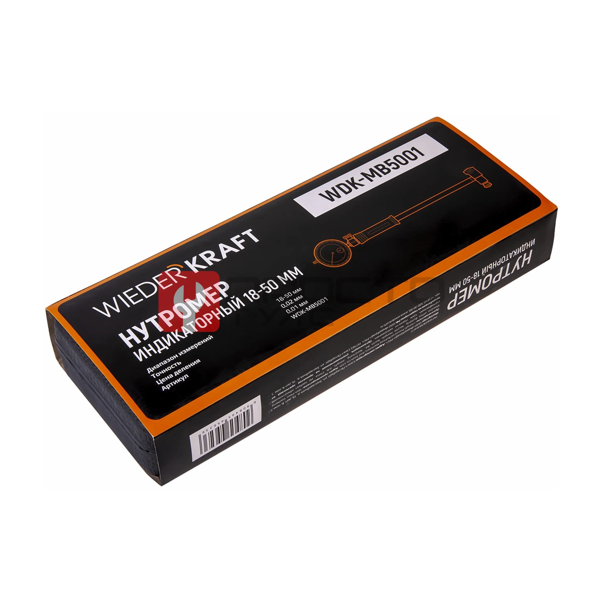 WDK-MB5001 Нутромер индикаторный 18-50 мм, 0.01 мм фото (5)