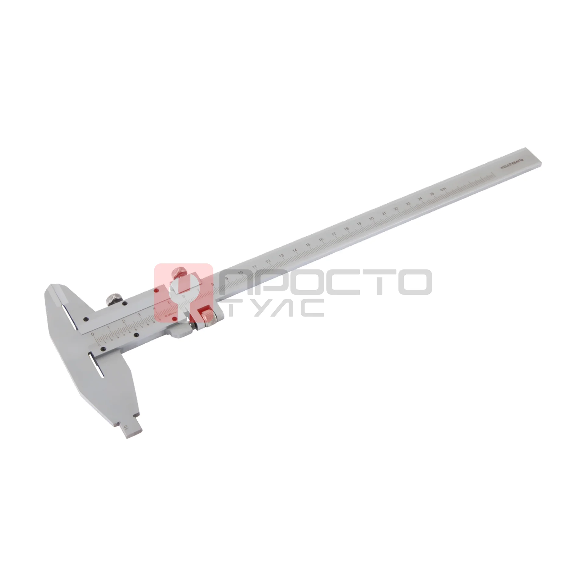 WDK-MC25005-2 Штангенциркуль нониусный 0-250 мм, 0,05 мм, тип II, ГОСТ 166-89 фото (0)