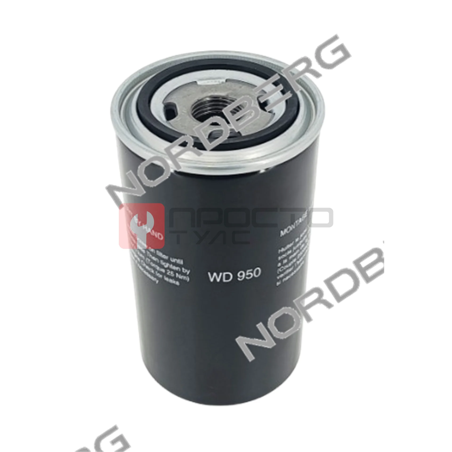 Фильтр масляный для NCA30, NCA30RD, NCB30, NCB30RD, NCN15, NCN20 NORDBERG 01-00004753 фото (0)