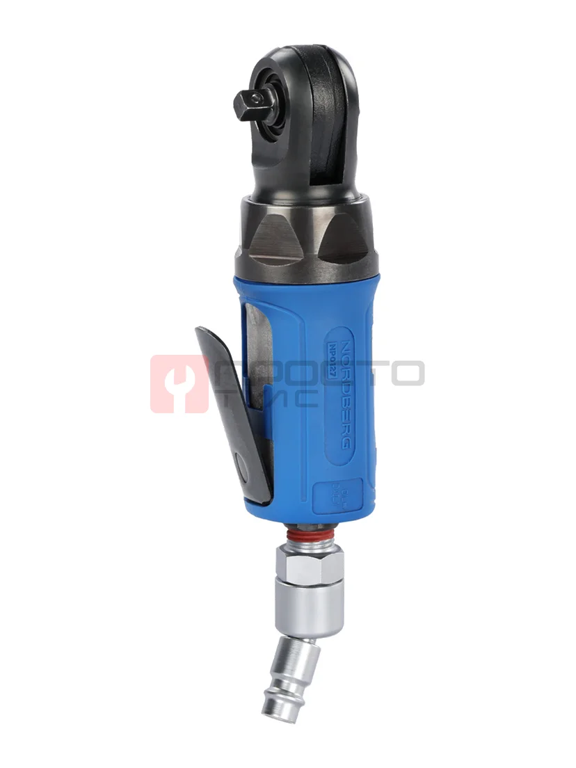 Пневмогайковерт угловой (пневмотрещотка мини) 1/4", 27 Нм NORDBERG NP0127