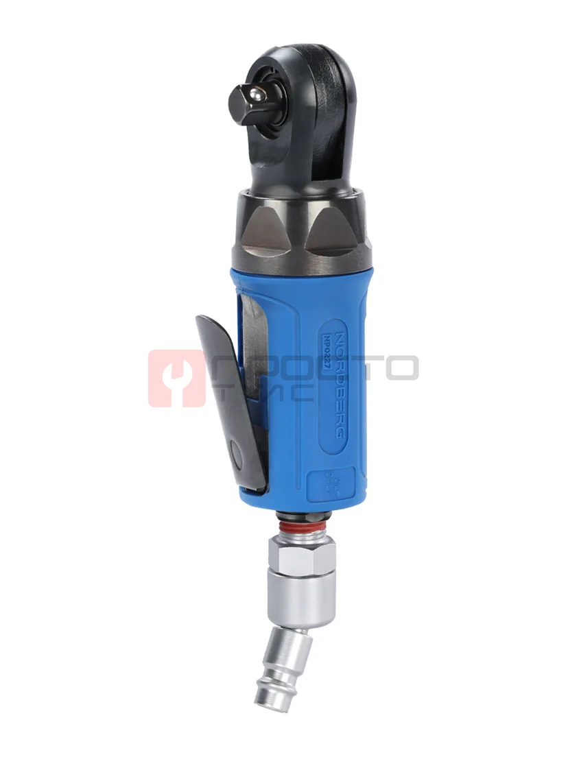 Пневмогайковерт угловой (пневмотрещотка мини) 3/8", 54 Нм NORDBERG NP0227