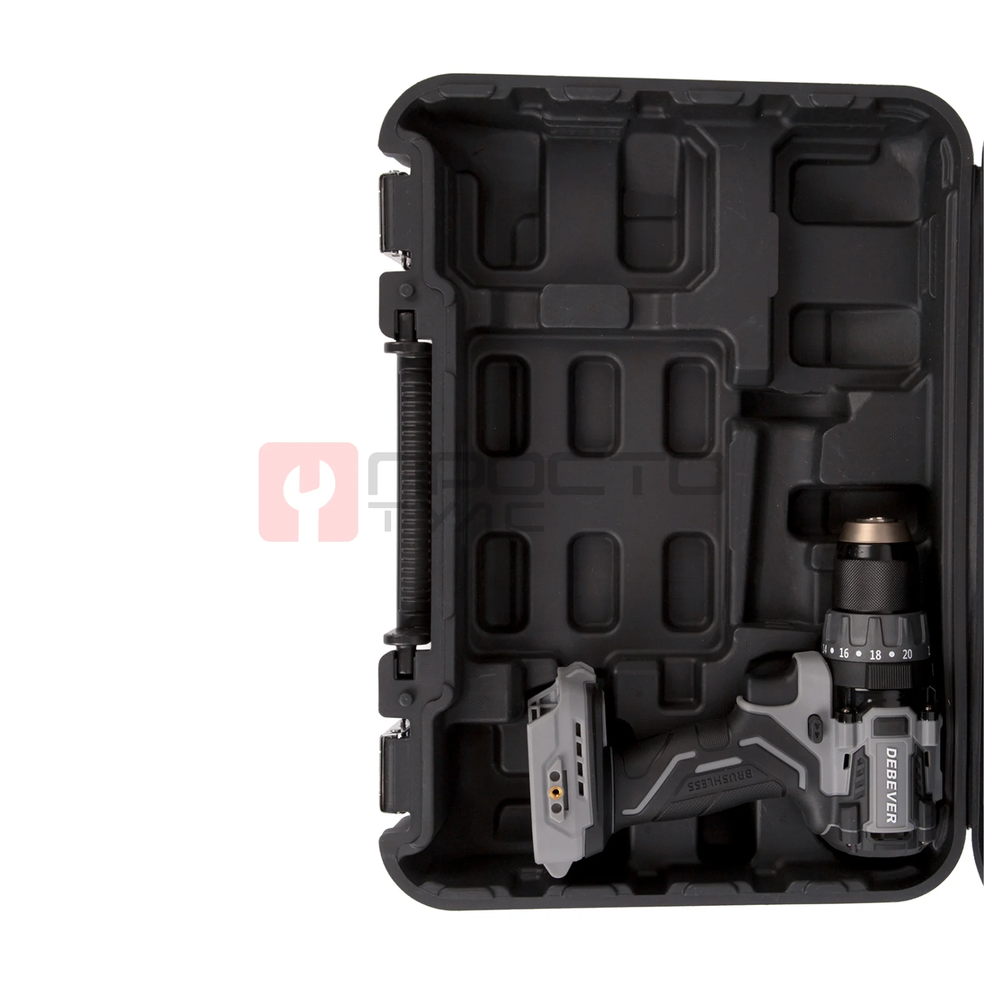 DBE-7332C Дрель-шуруповерт аккумуляторная DeBever бесщеточная, ударная, 85Nm, 20+3, 13мм, 20В фото (3)