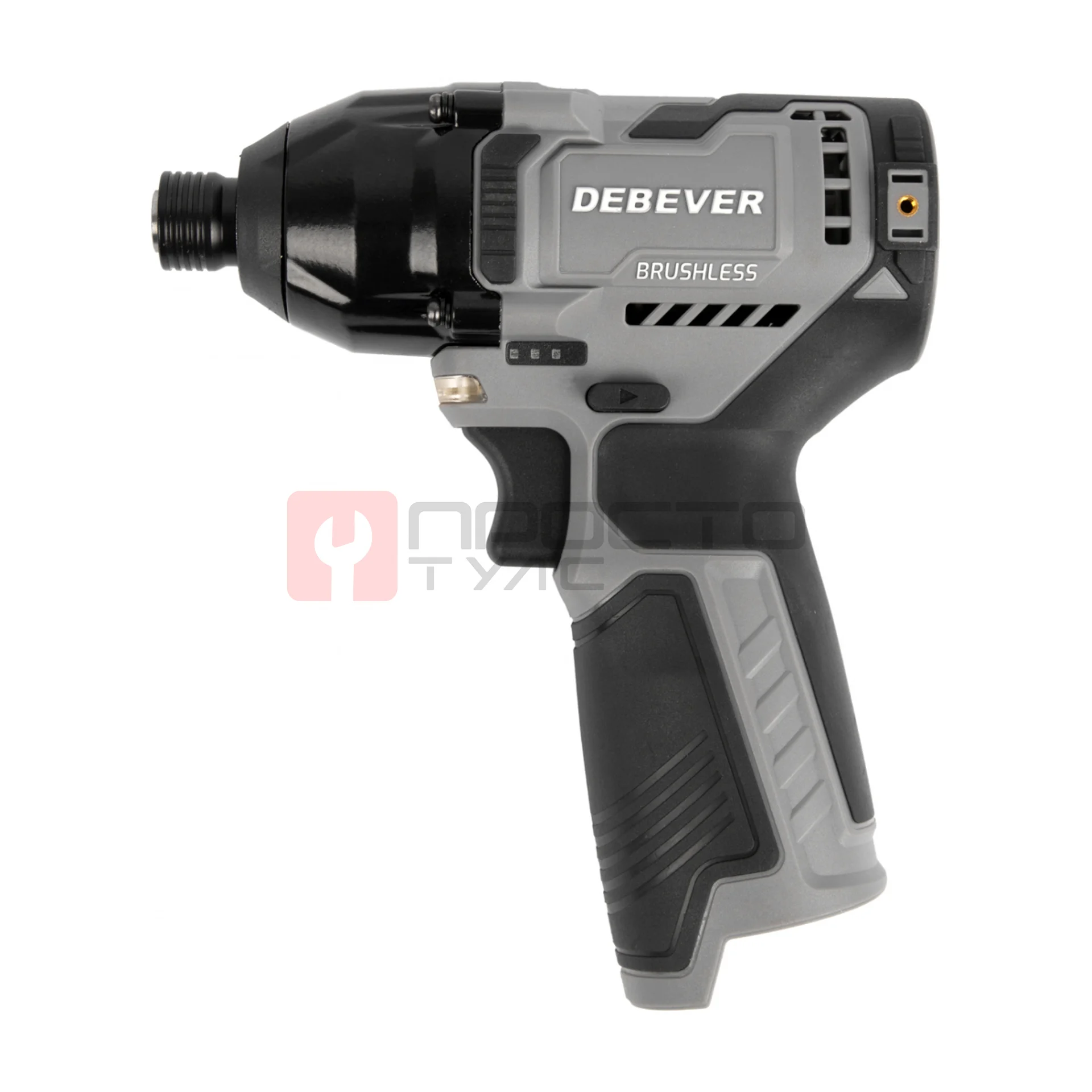 DBE-7361C Винтоверт аккумуляторный DeBever бесщеточный, ударный, шестигранник 1/4", 140Nm, 12В фото (0)