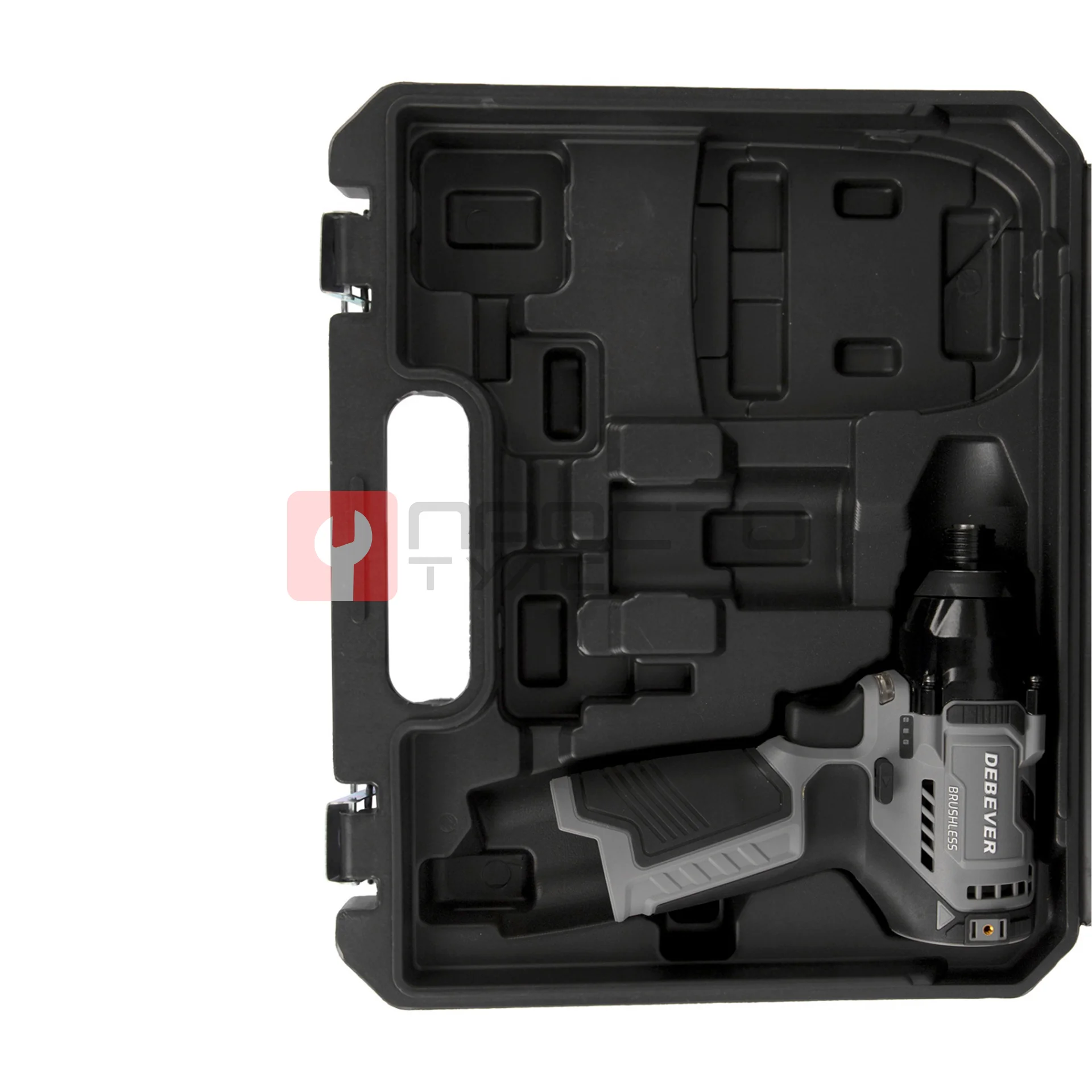 DBE-7361C Винтоверт аккумуляторный DeBever бесщеточный, ударный, шестигранник 1/4", 140Nm, 12В фото (2)