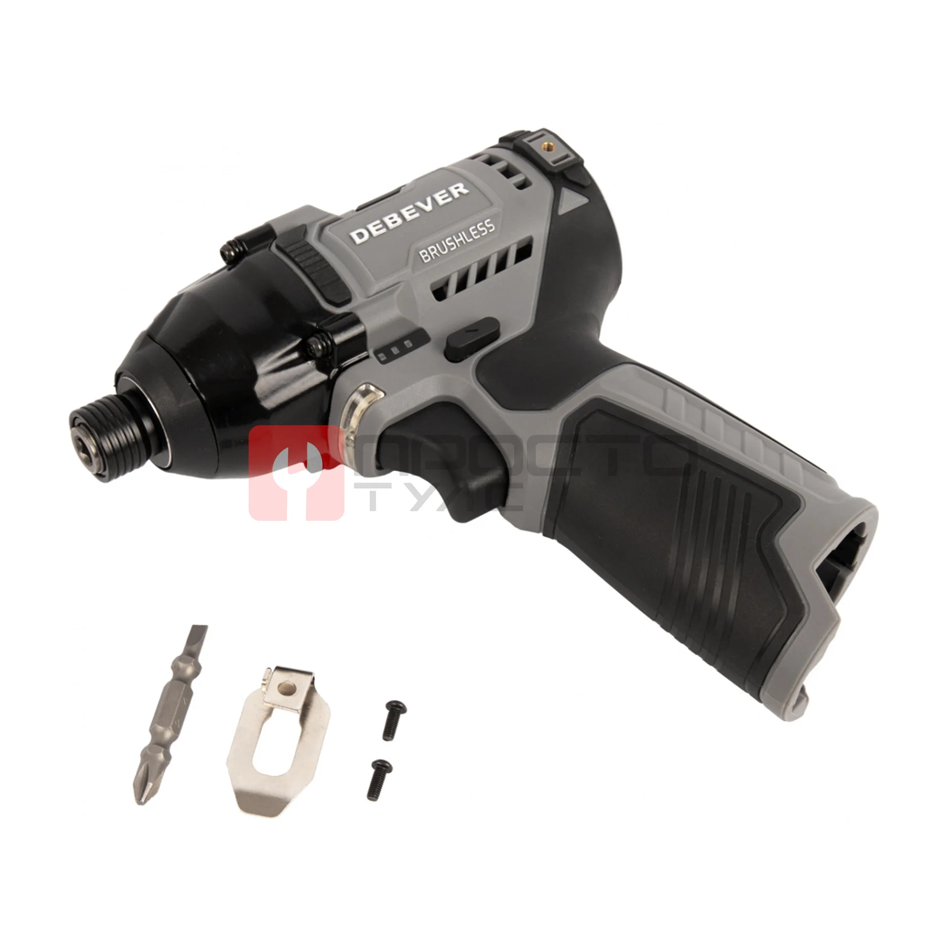 DBE-7361C Винтоверт аккумуляторный DeBever бесщеточный, ударный, шестигранник 1/4", 140Nm, 12В фото (9)